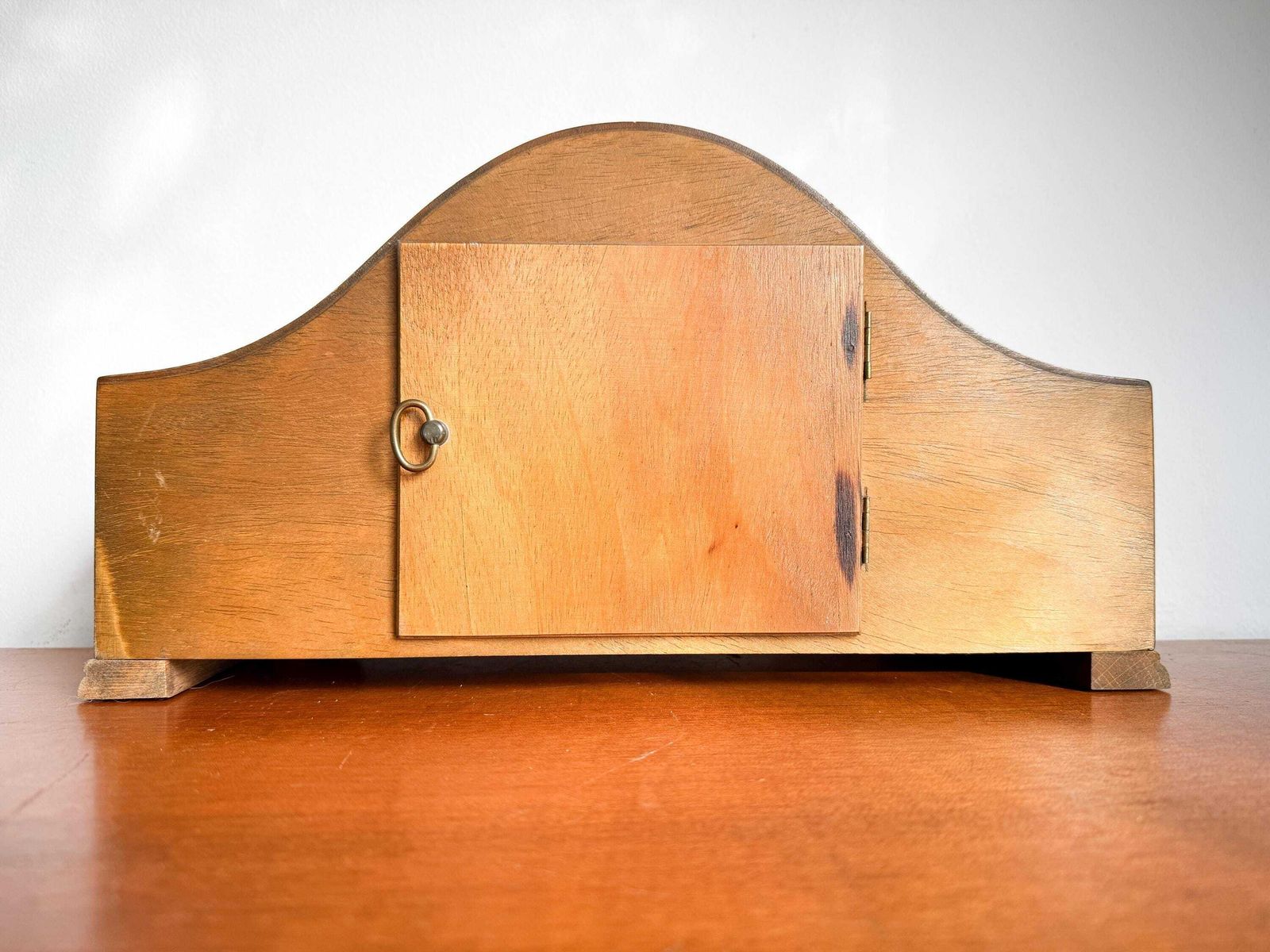 photo vinterior Vintage Kieninger Table / Chimney Clock   50s   Mid Century   Germany   Kienzle  Fhs   Pendulum