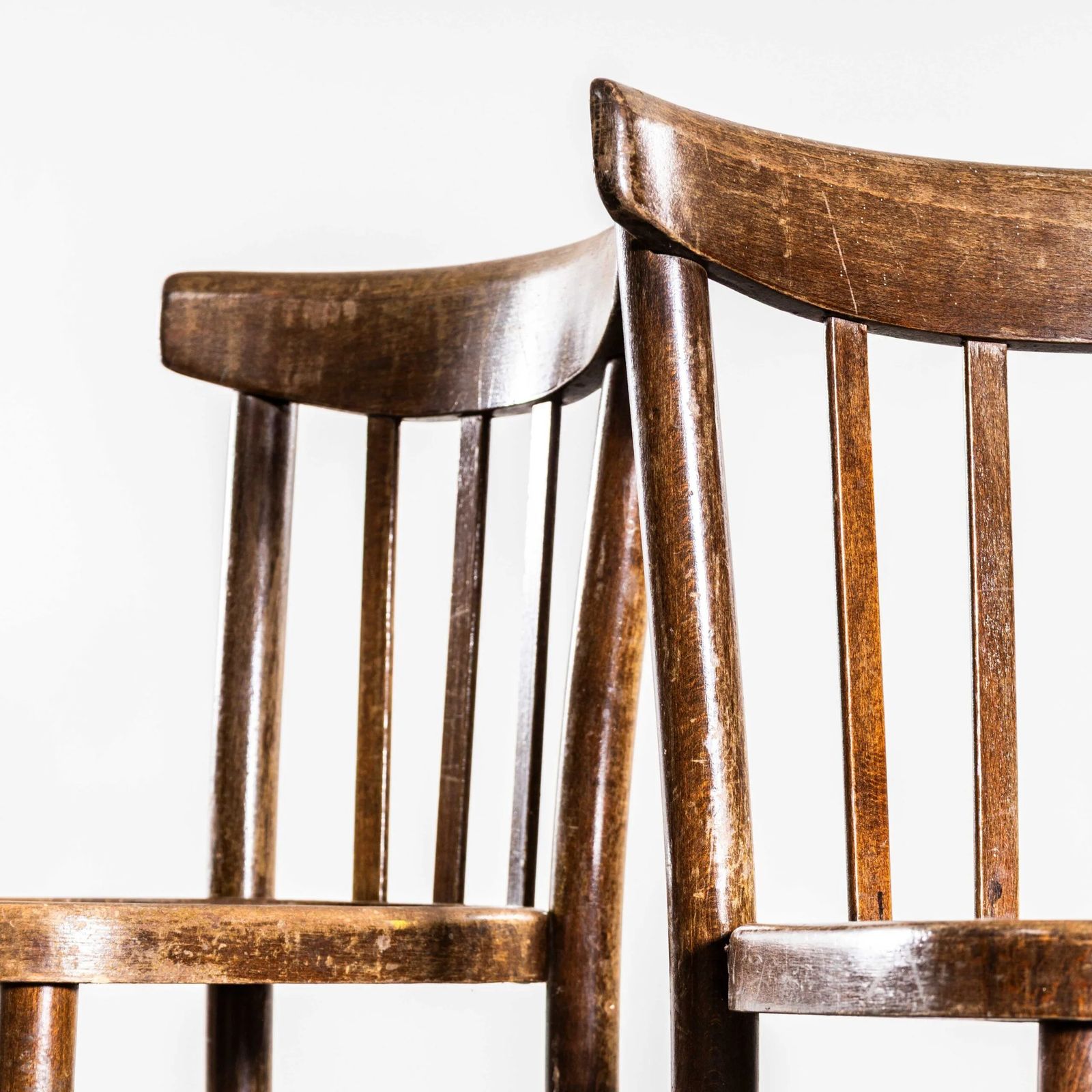 1950’s Elegant Tall Bentwood Dining Chairs By Ton – Set Of Four photo Furniture
