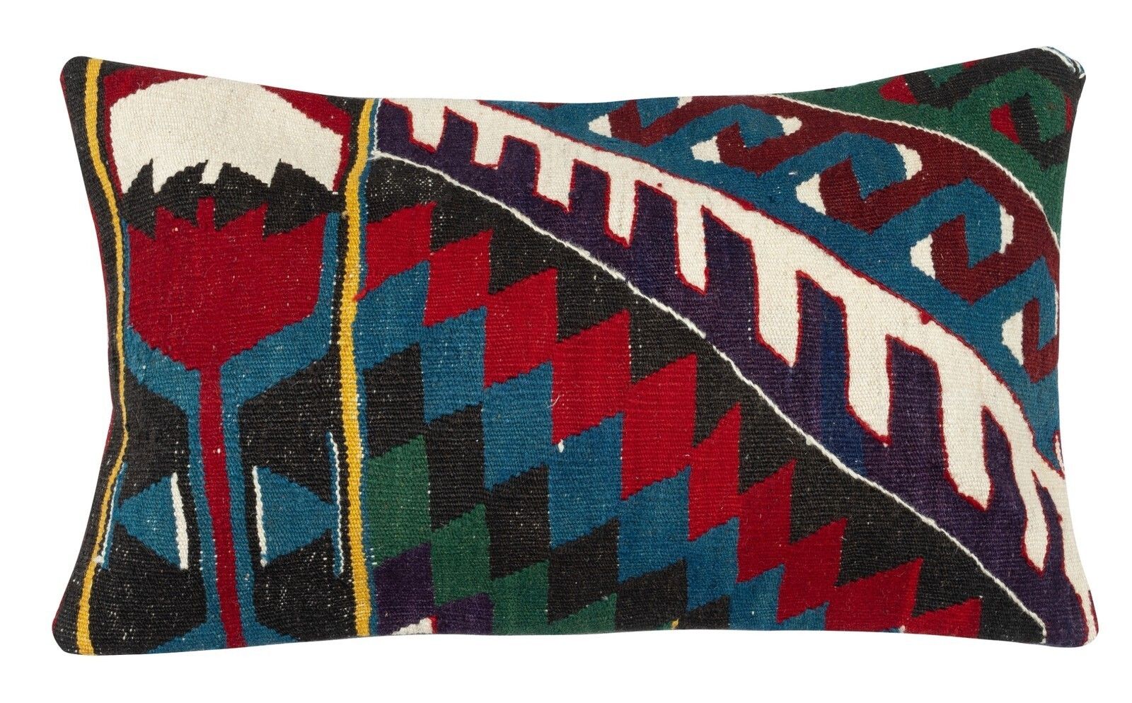 14"X24" Set Of 2   Handmade Kilim Cushion Covers. A Pair Of Lumbar Pillow Covers photo furniture
