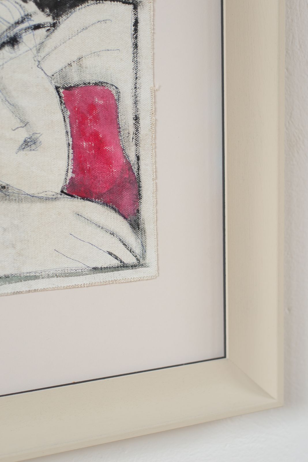 Abstract Portrait In Acrylic On Canvas, Florence C1980 photo 594.0