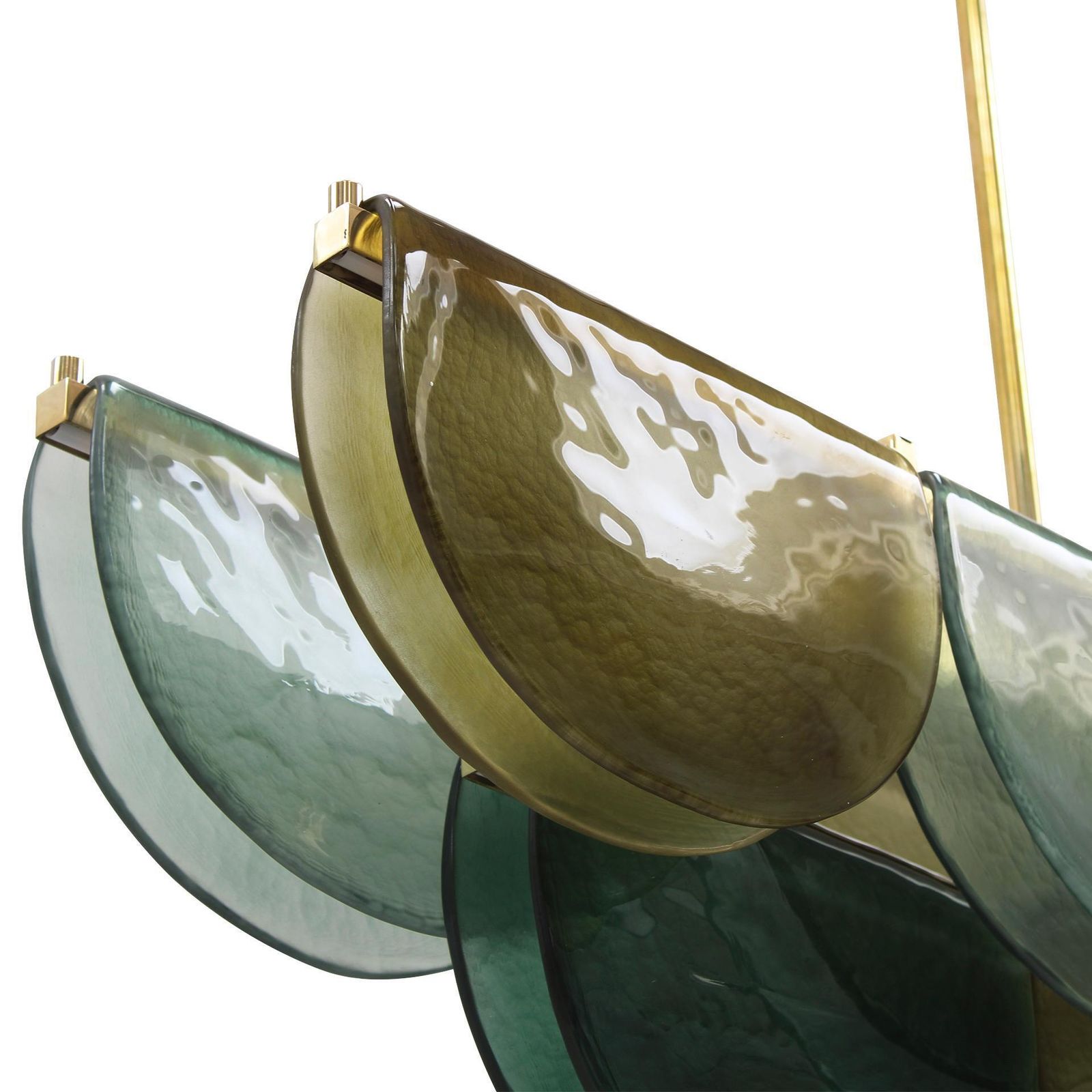 Long Ceiling Lamp Made Of Murano Glass, Italy photo buy