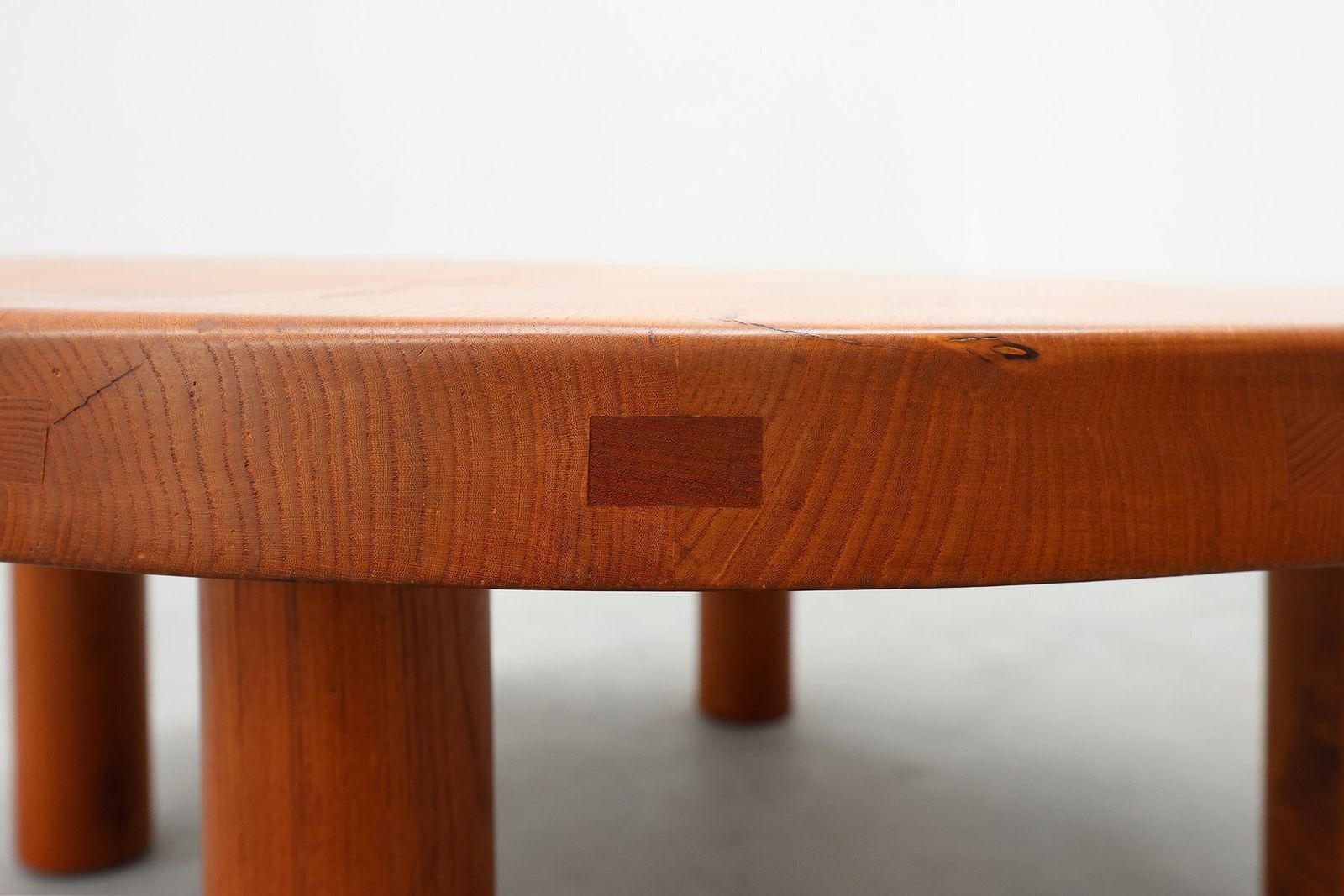 Model T02m Coffee Table In Elm From Pierre Chapo, France, 1976 photo furniture