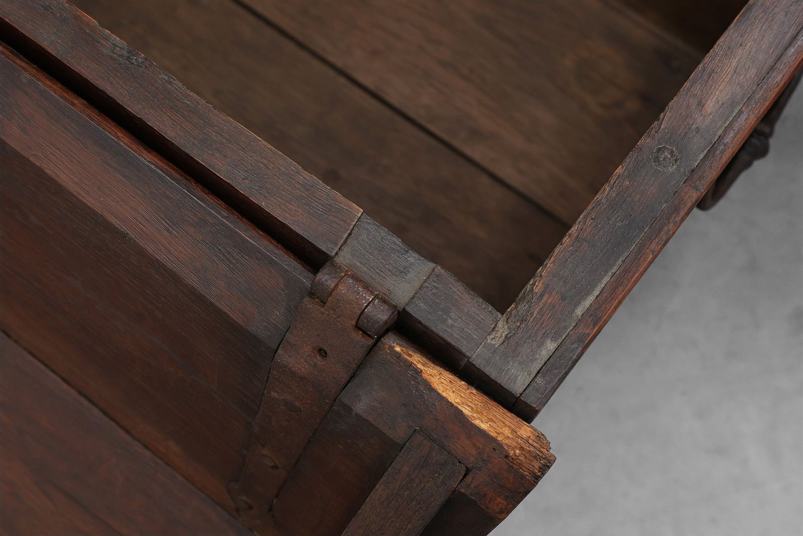 photo for sale Large 18th Century Provincial Oak Chest, France
