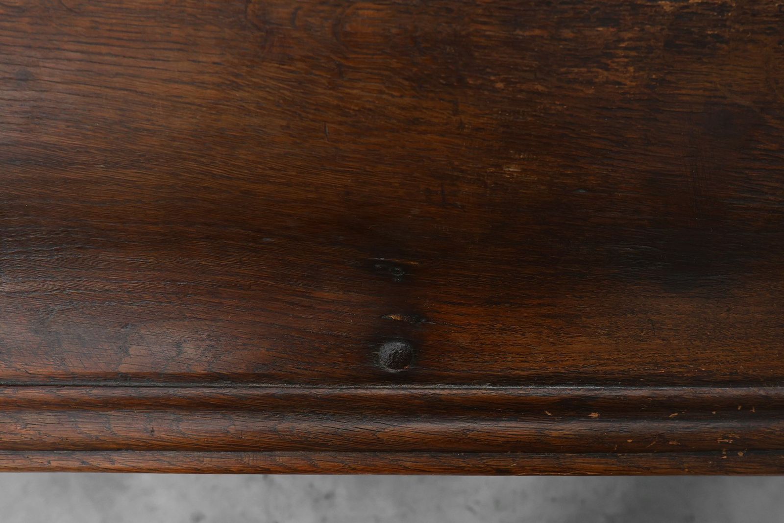 photo vintage Large 18th Century Provincial Oak Chest, France