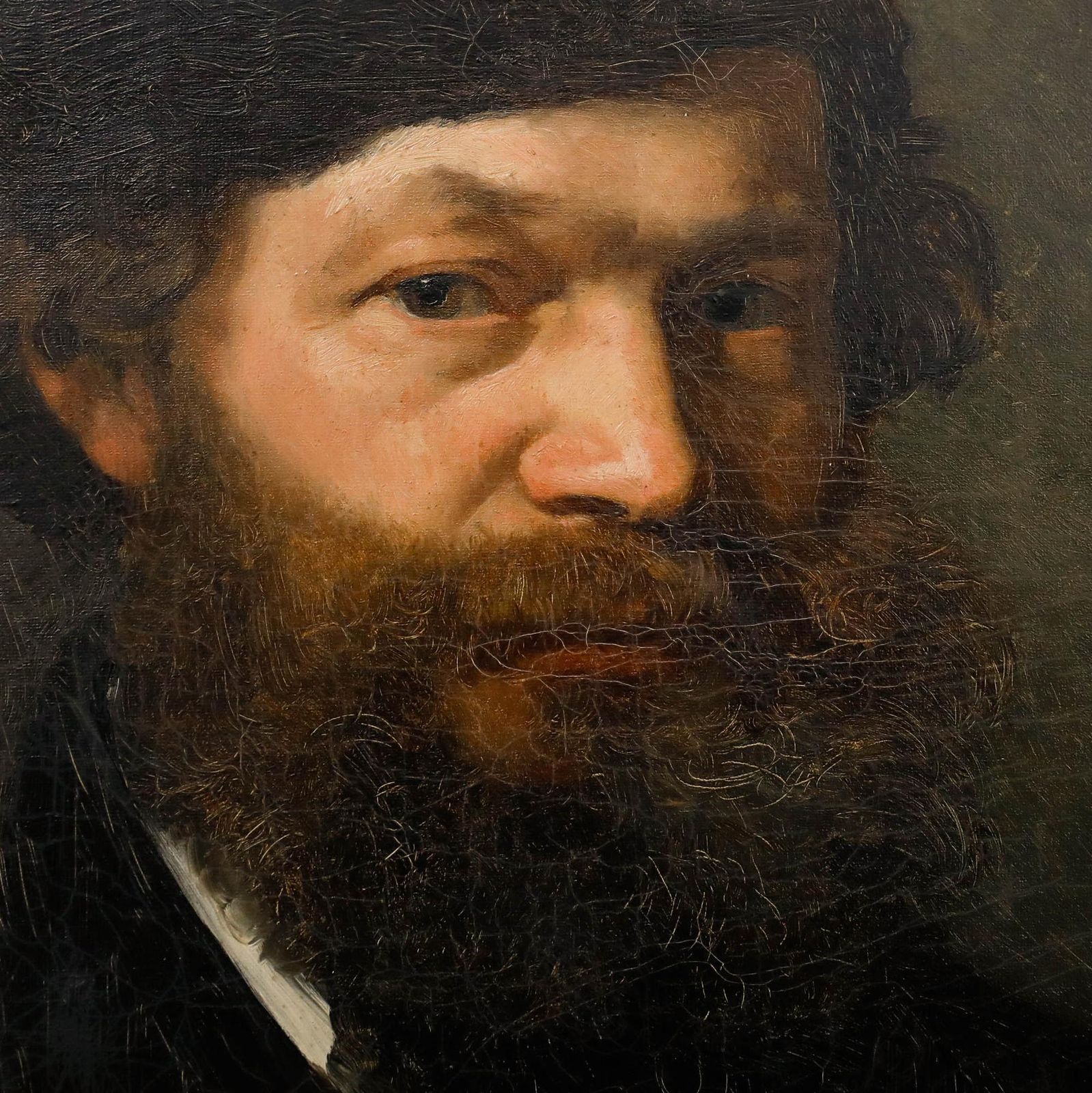 Attrib. Hedwig Von Lepel Gnitz (1850 1925) Oil, A Bearded Gentleman photo Art