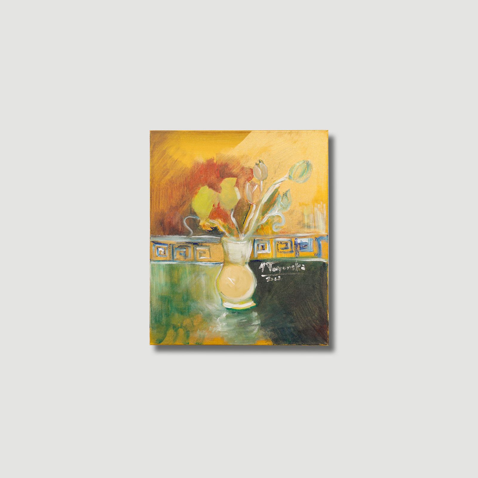 Magdalena Targonska 2022 Acrylic, Birthday Flowers photo buy