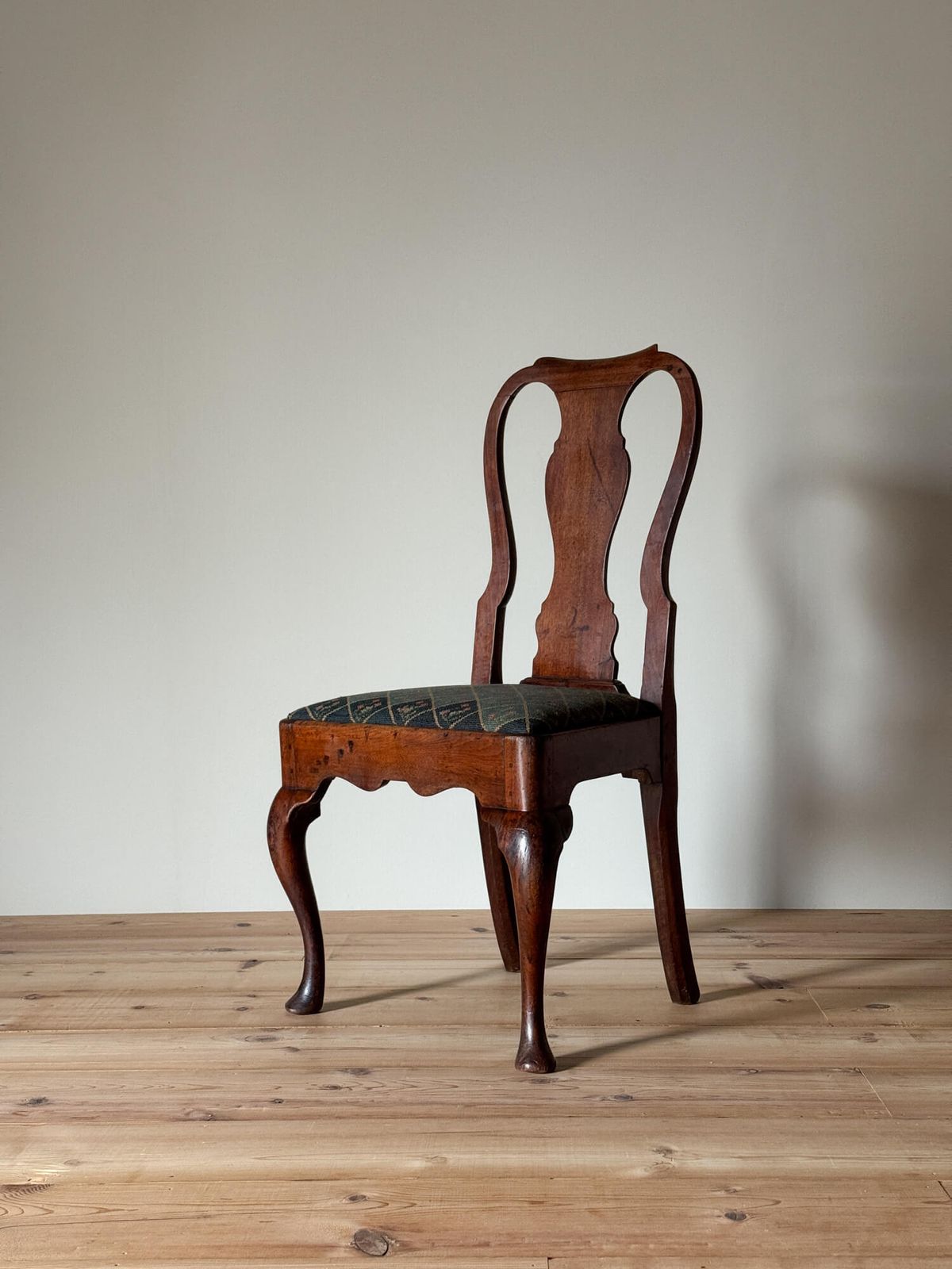 Antique Georgian Country Chair With Needlework Seat photo Furniture