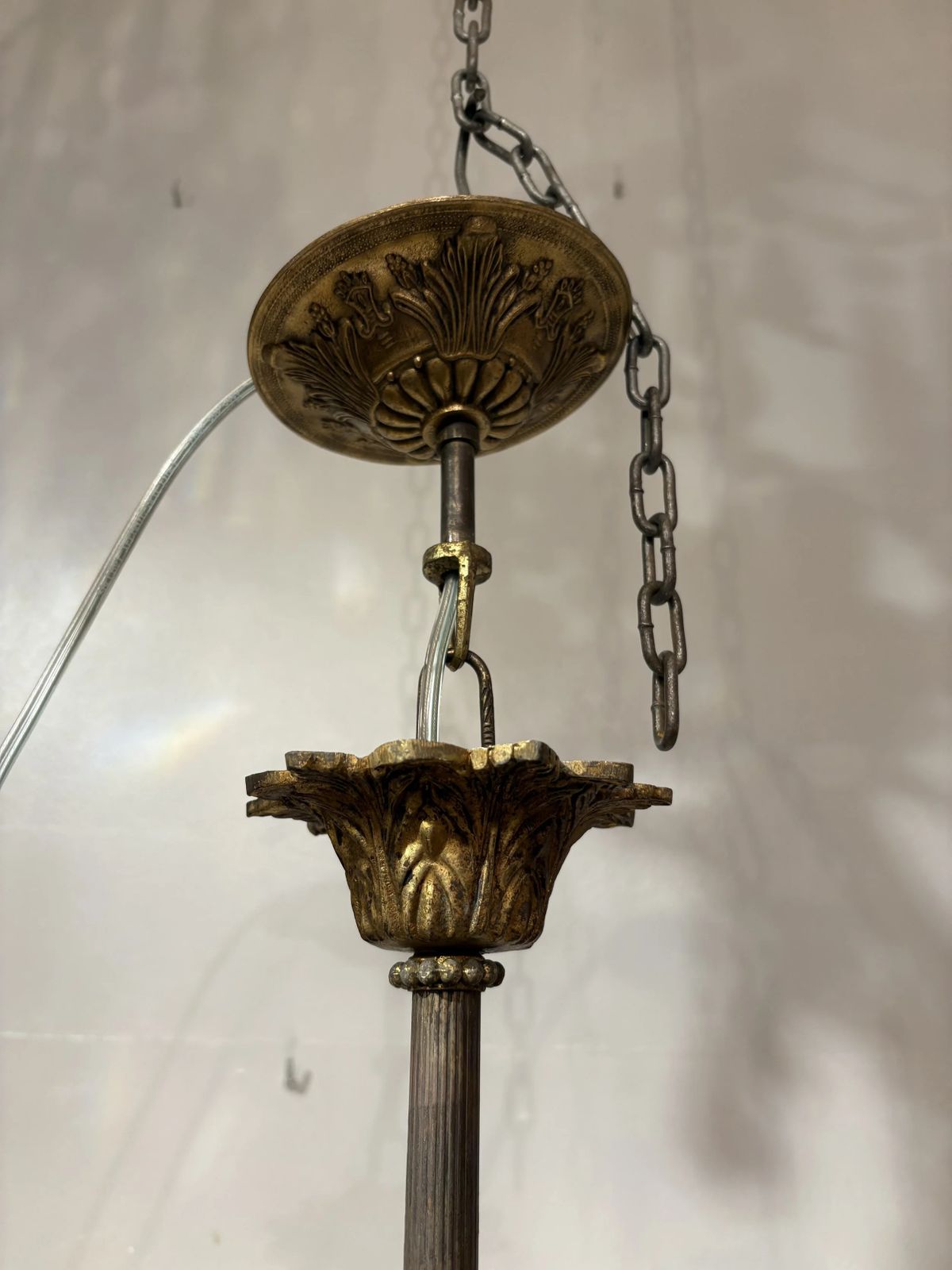 photo for sale Italian Empire Style Chandelier With Bohemian Crystal