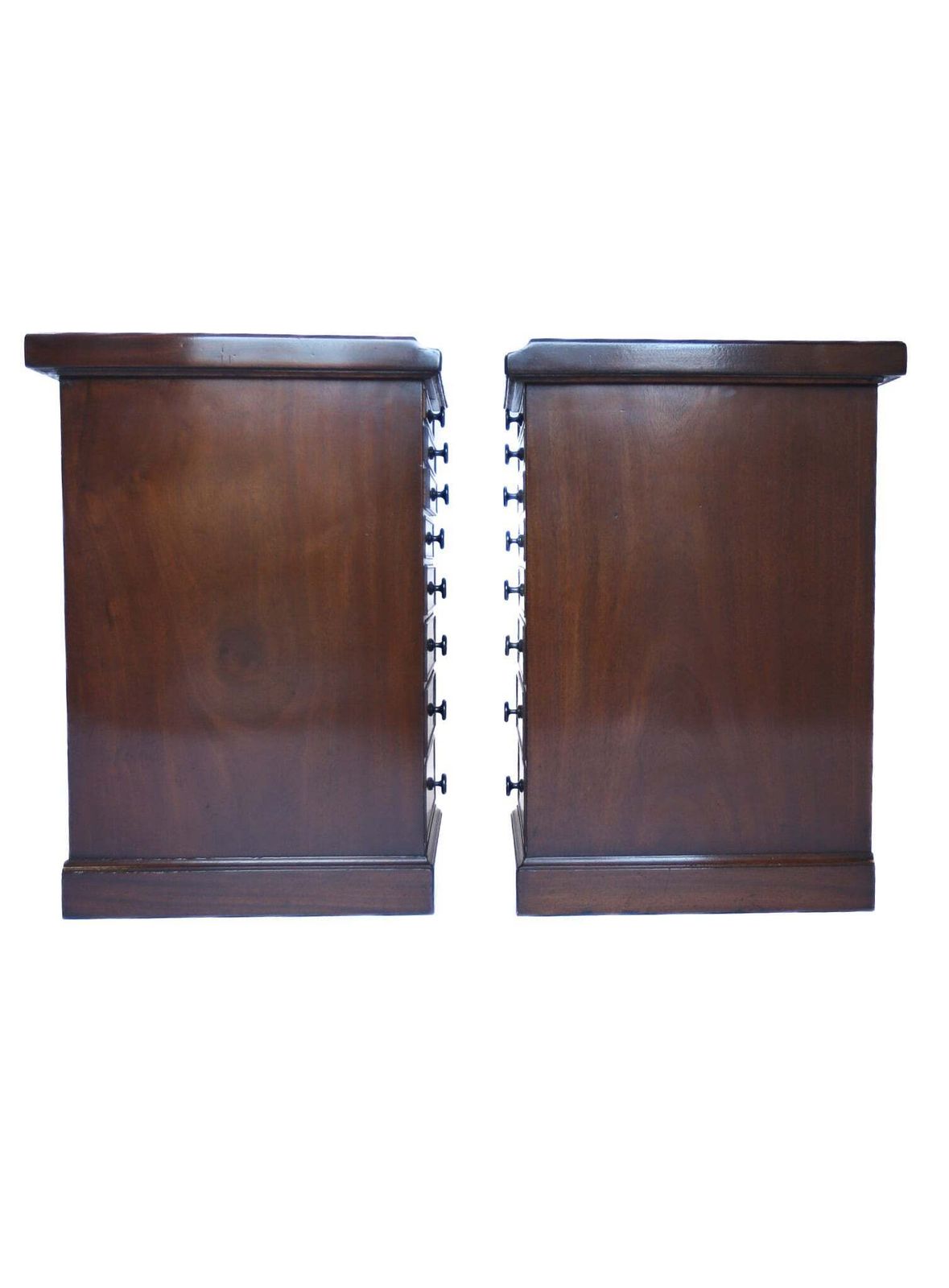 Pair Victorian Mahogany Multi Drawer Chests photo buy