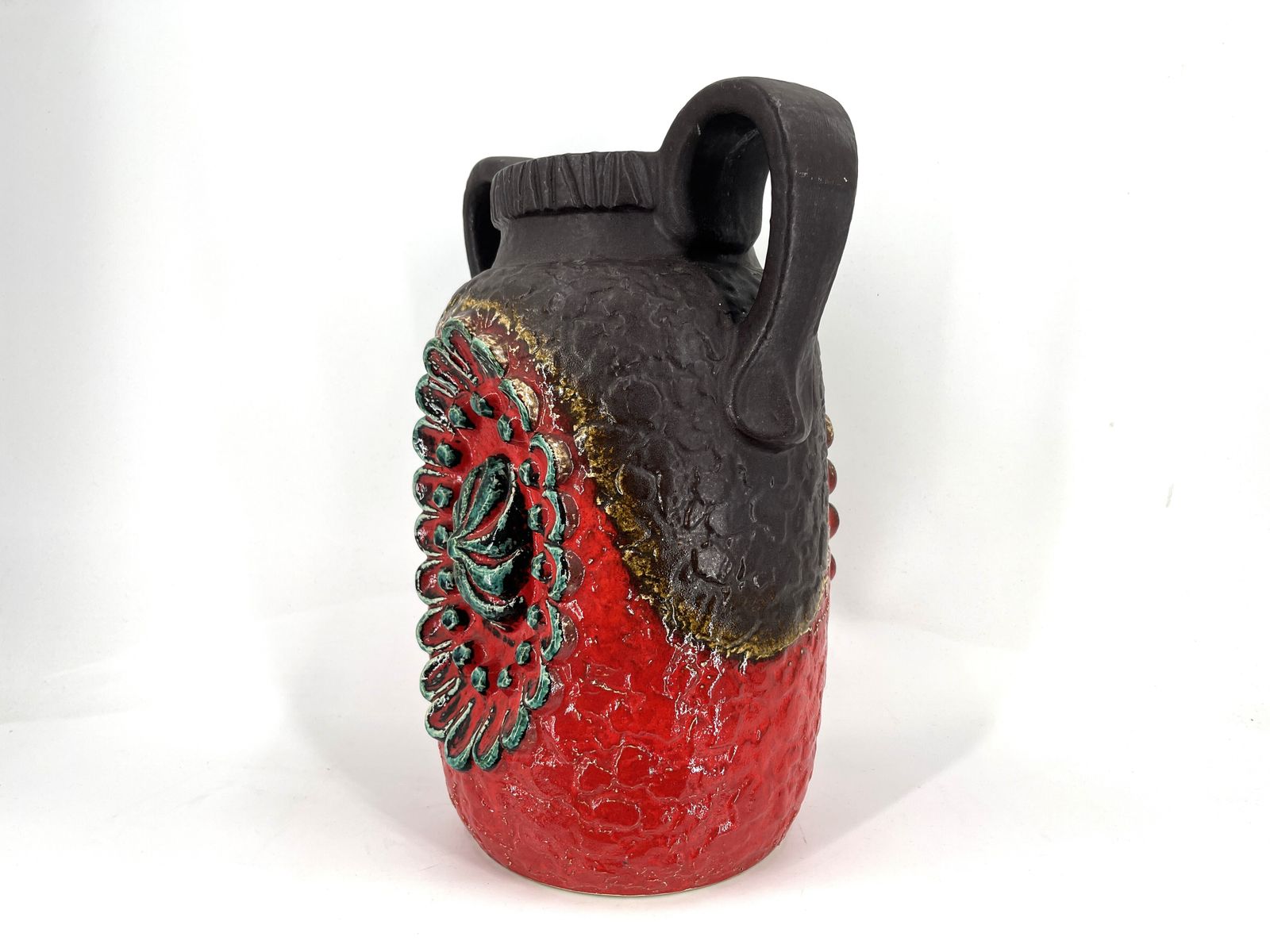 Vintage Fat Lava Vase In Ceramic By Dümler & Breiden, 1960s photo Home Decor