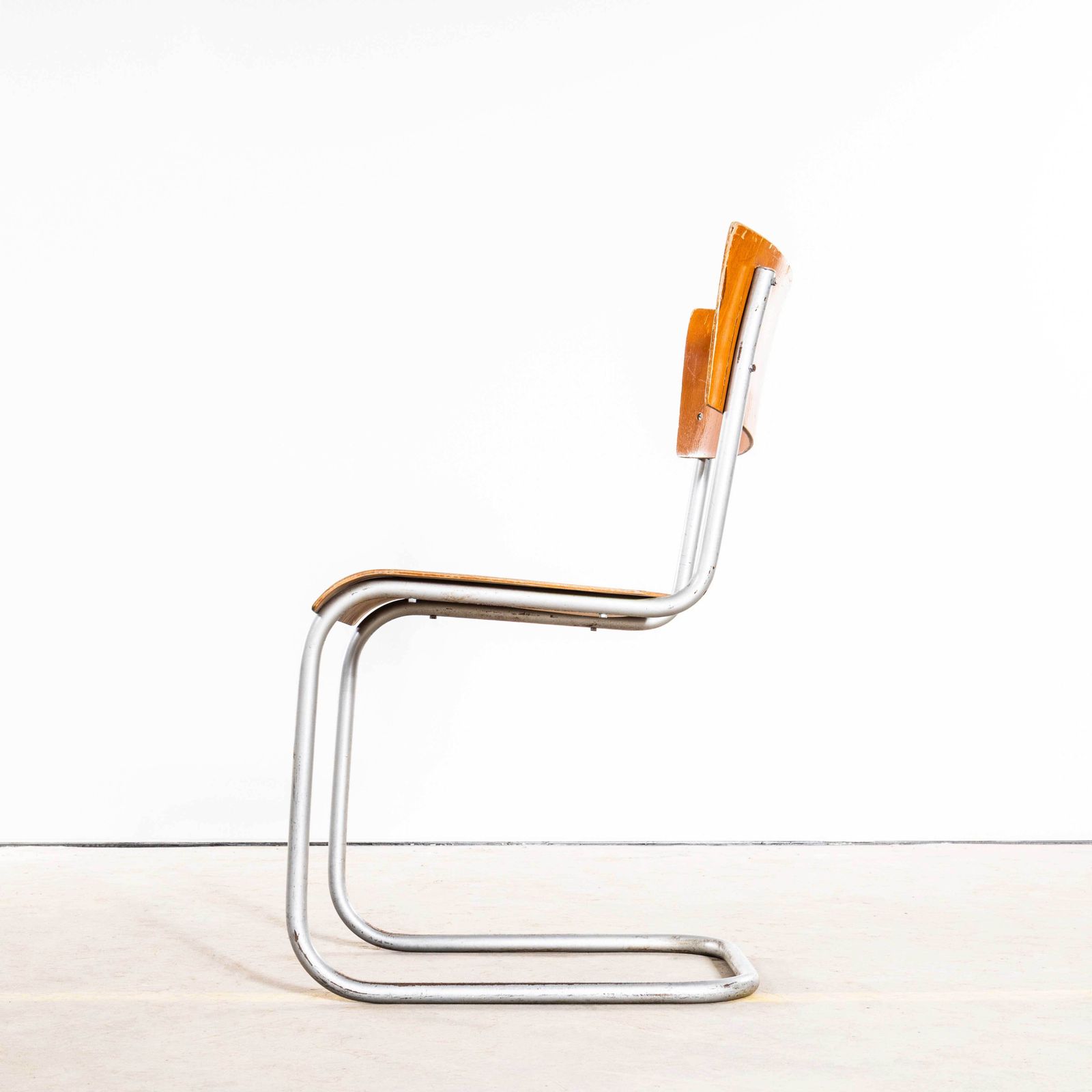 1950's Fn6 Cantilever Dining Chair By Mart Stam For Mücke Melder   Set Of Four photo for sale