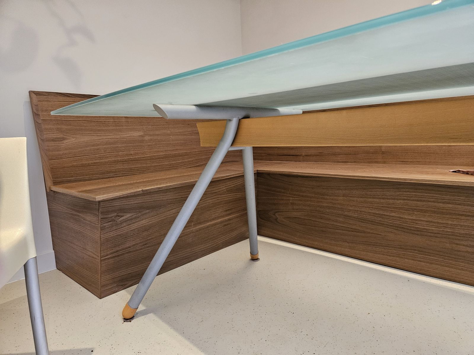 Philippe Starck Glass Dining Table And DR No Chairs photo furniture