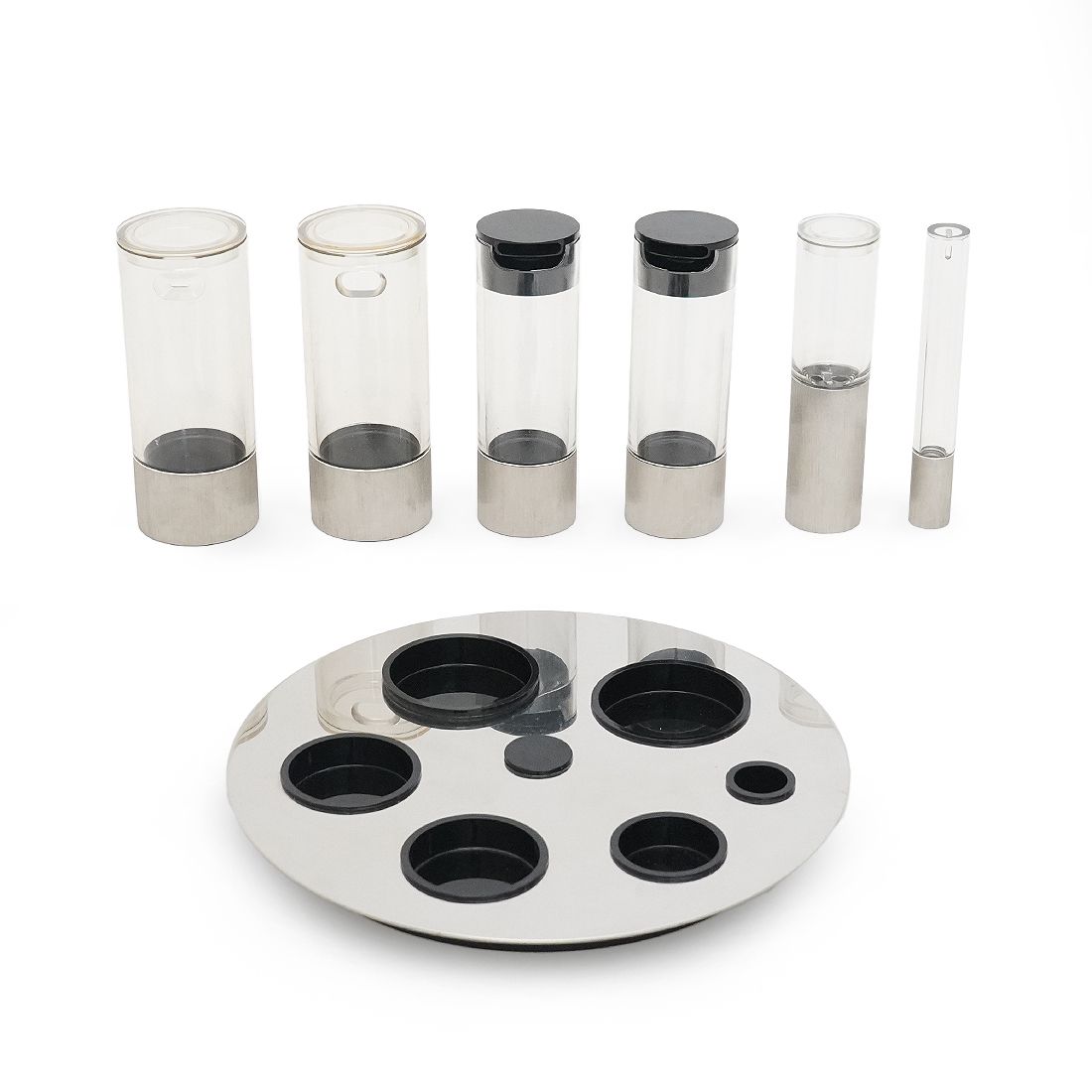 Salt, Pepper, Oil, Vinegar, Cheese, And Sugar Set By Studio Opi For Cini And Nils, 1970s photo buy