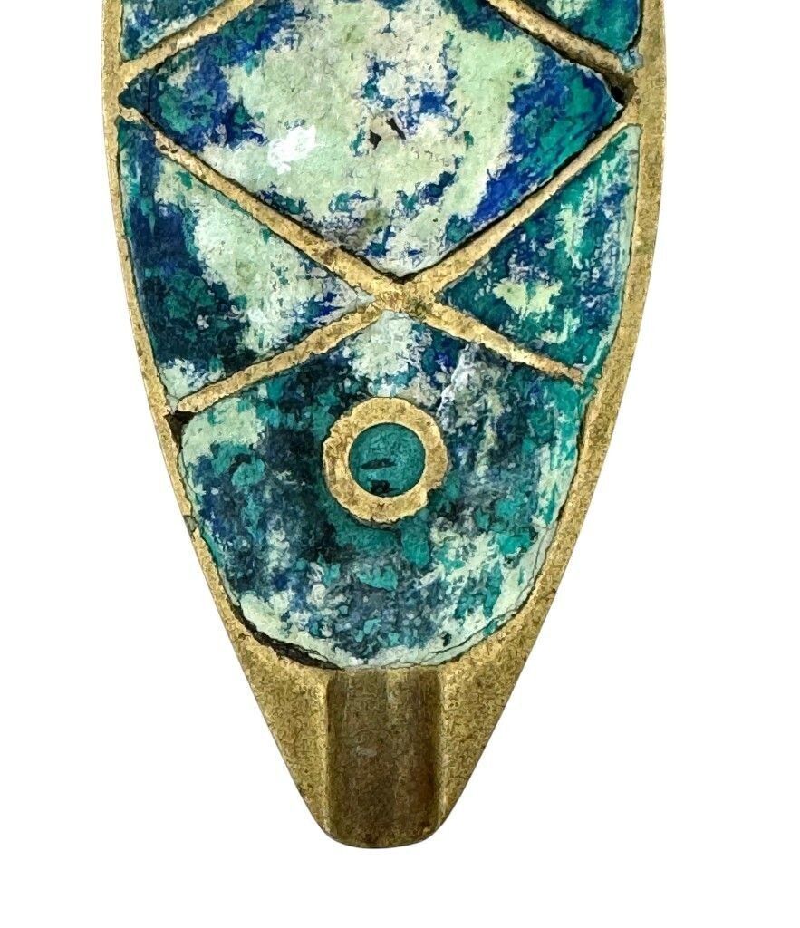 Home Decor A Pair Of 1950s Malachite And Brass Fish Ashtrays By Pepe Mendoza photo