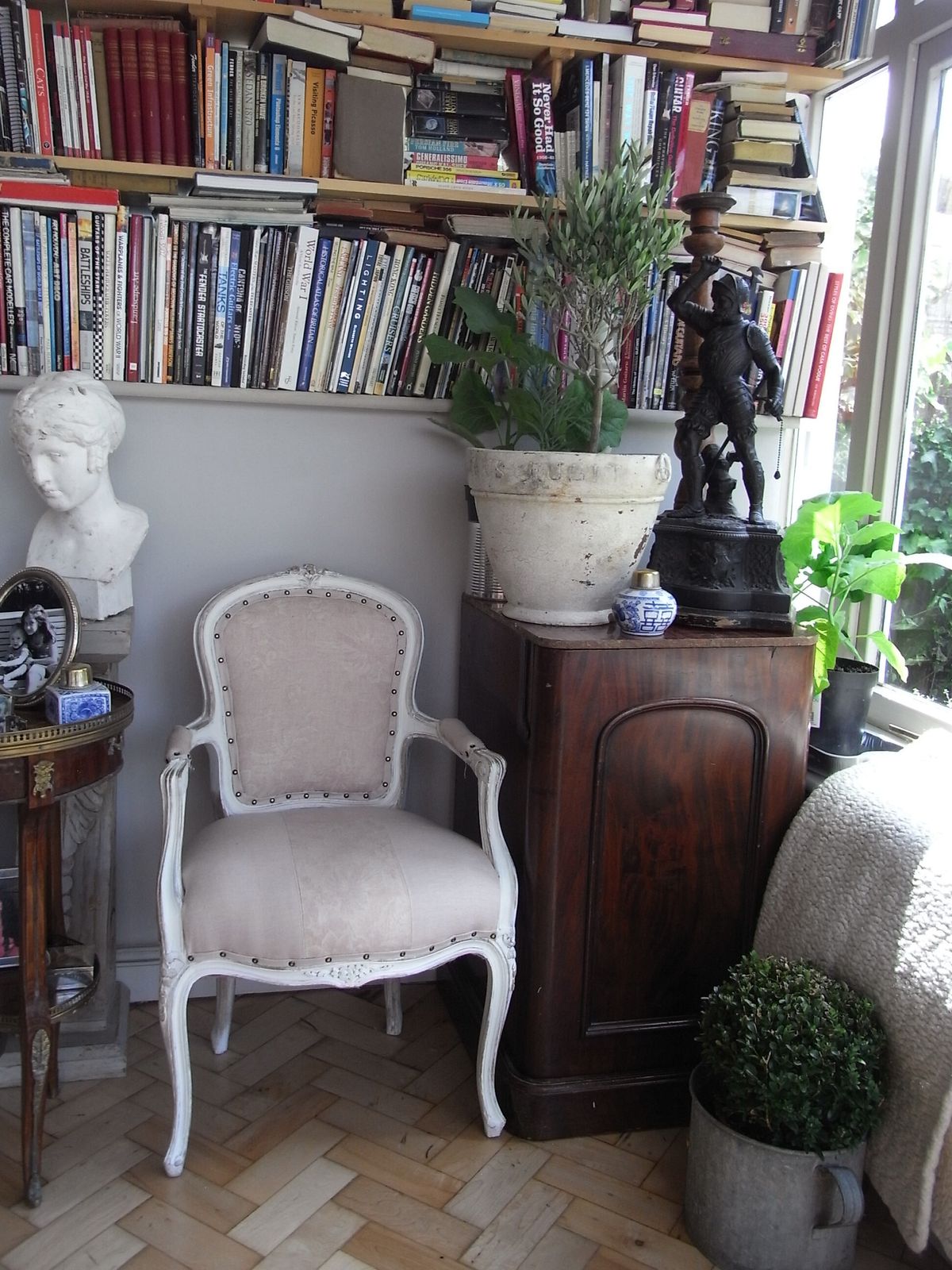 photo furniture Pair Of  Weathered Louis Style Carver Chairs Only To Order For Upholstery And Final Finish Requierment