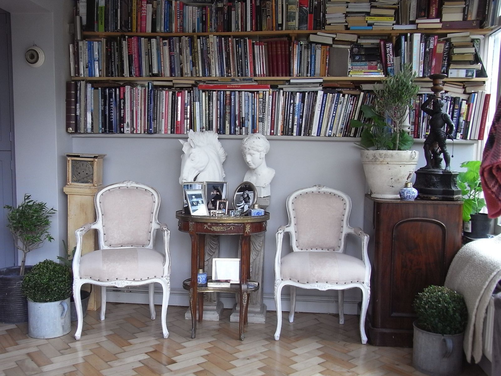 1500.0 Pair Of  Weathered Louis Style Carver Chairs Only To Order For Upholstery And Final Finish Requierment photo