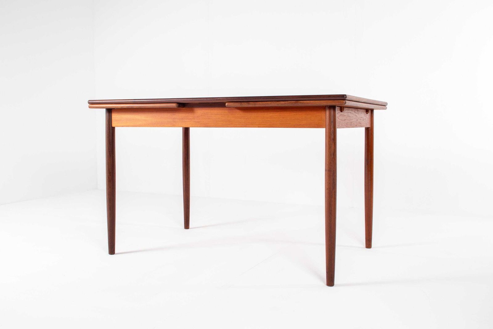 Mid Century Teak Extendable Dining Table – Scandinavian Design, 1960s photo Furniture