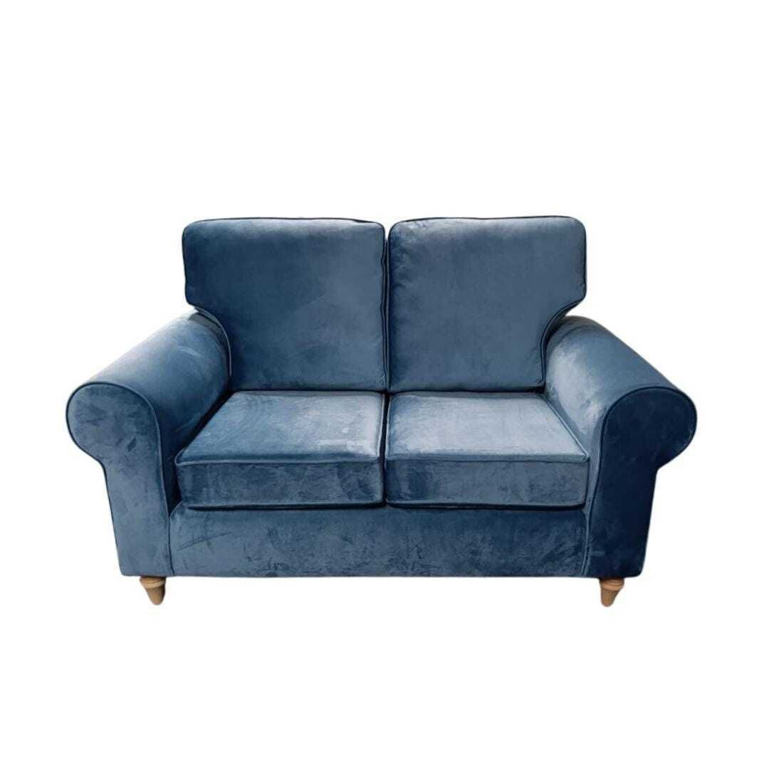Hand Built British Velvet Two Seater Sofa – Bespoke Colours Available photo furniture