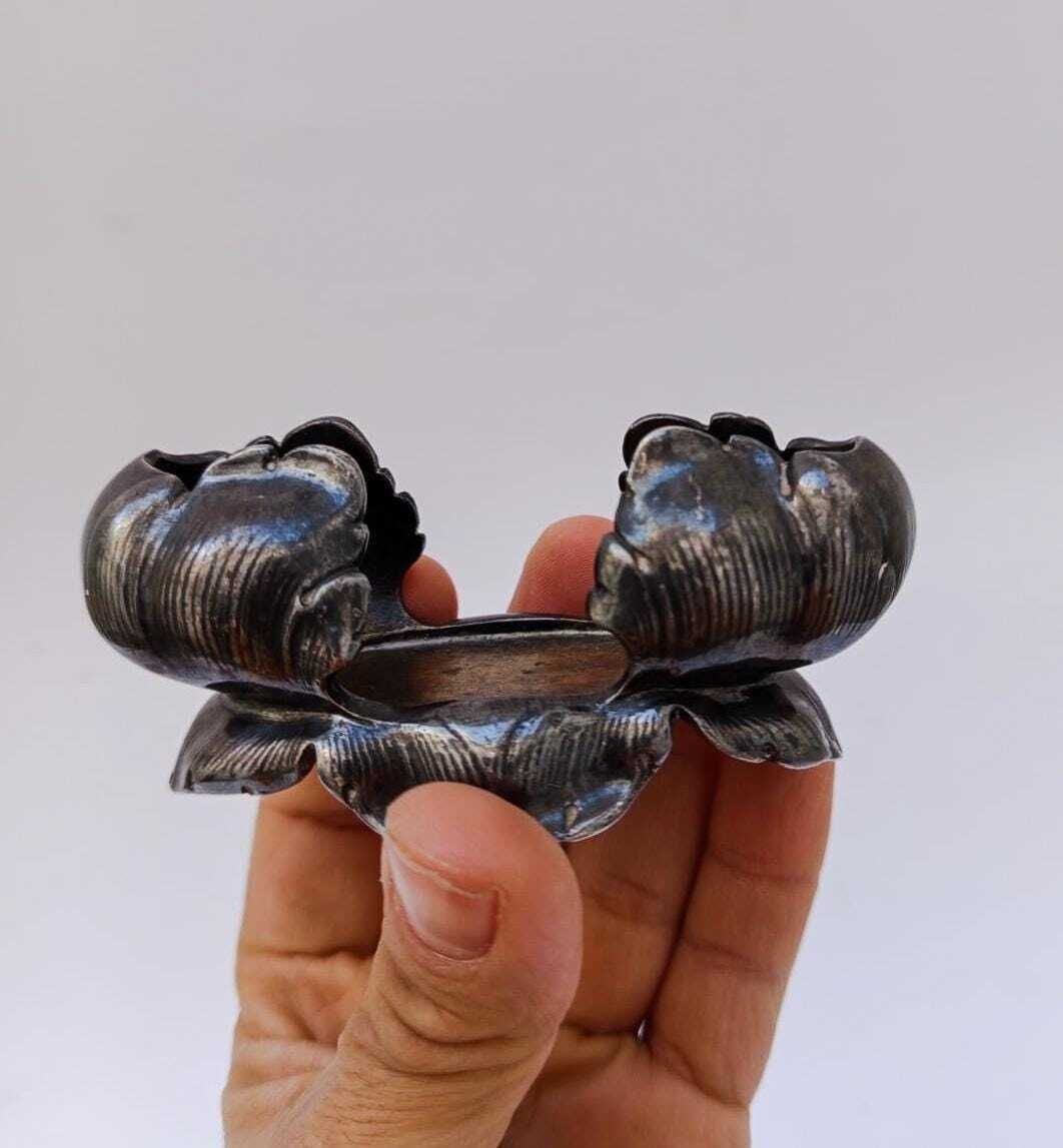 Pair Of Art Krupp Berndorf Silver Plated Art Nouveau Toothpick Holders photo 159.0