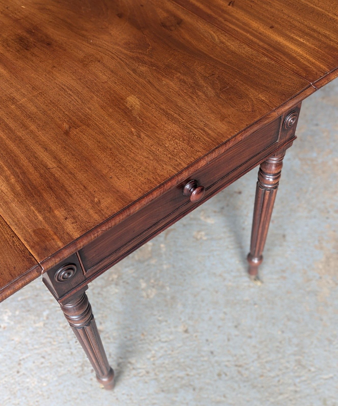 Antique Regency Mahogany Drop Leaf Pembroke Table (Delivery Available) photo vinterior