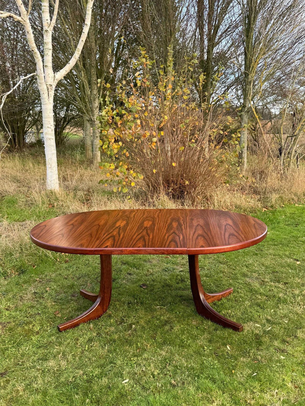 photo for sale Danish Rosewood Large Dining Table Seats 8  10 Circ 1960