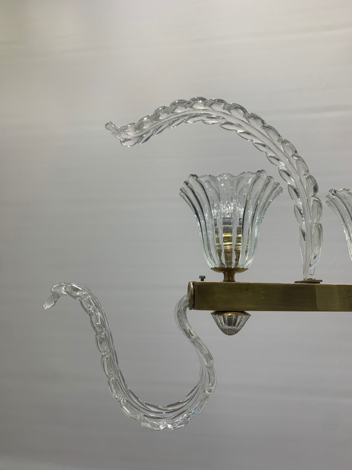 Pendant Chandelier ++Rare ++Seguso V.A.  Restored Made In Italy photo vinterior