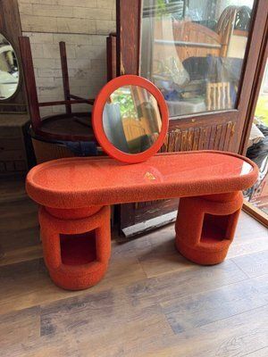 Dressing Table With Chairs From Kecskemét Furniture, 1975, Set Of 3 photo Furniture