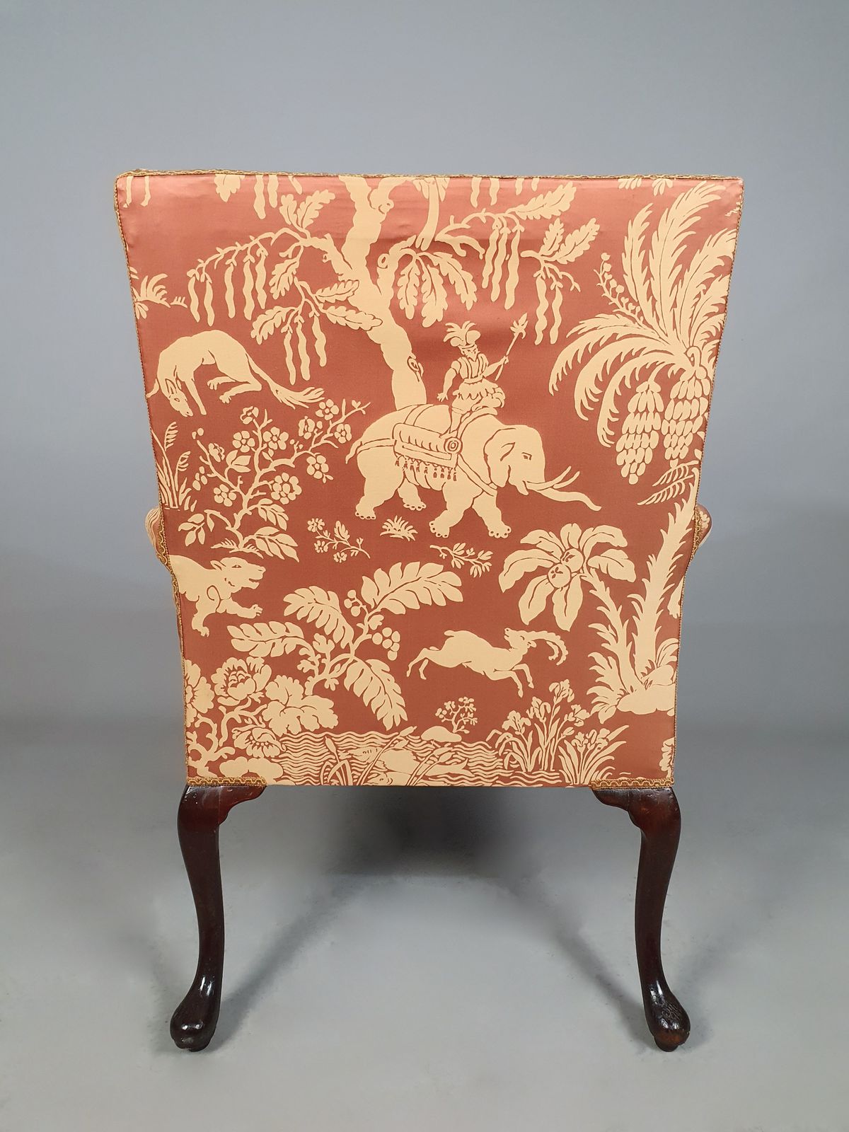 Exemplary Irish George III Mahogany Gainsborough Chair C. 1760 photo vinterior