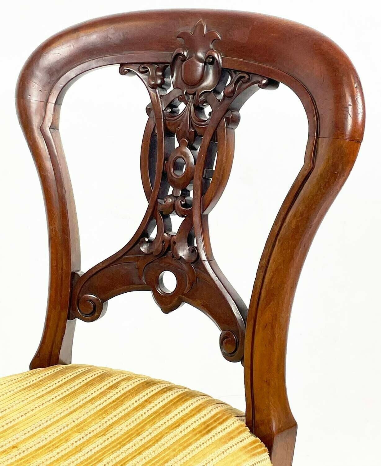 Set Of Six C1880s Victorian Mahogany Dining Chairs photo furniture
