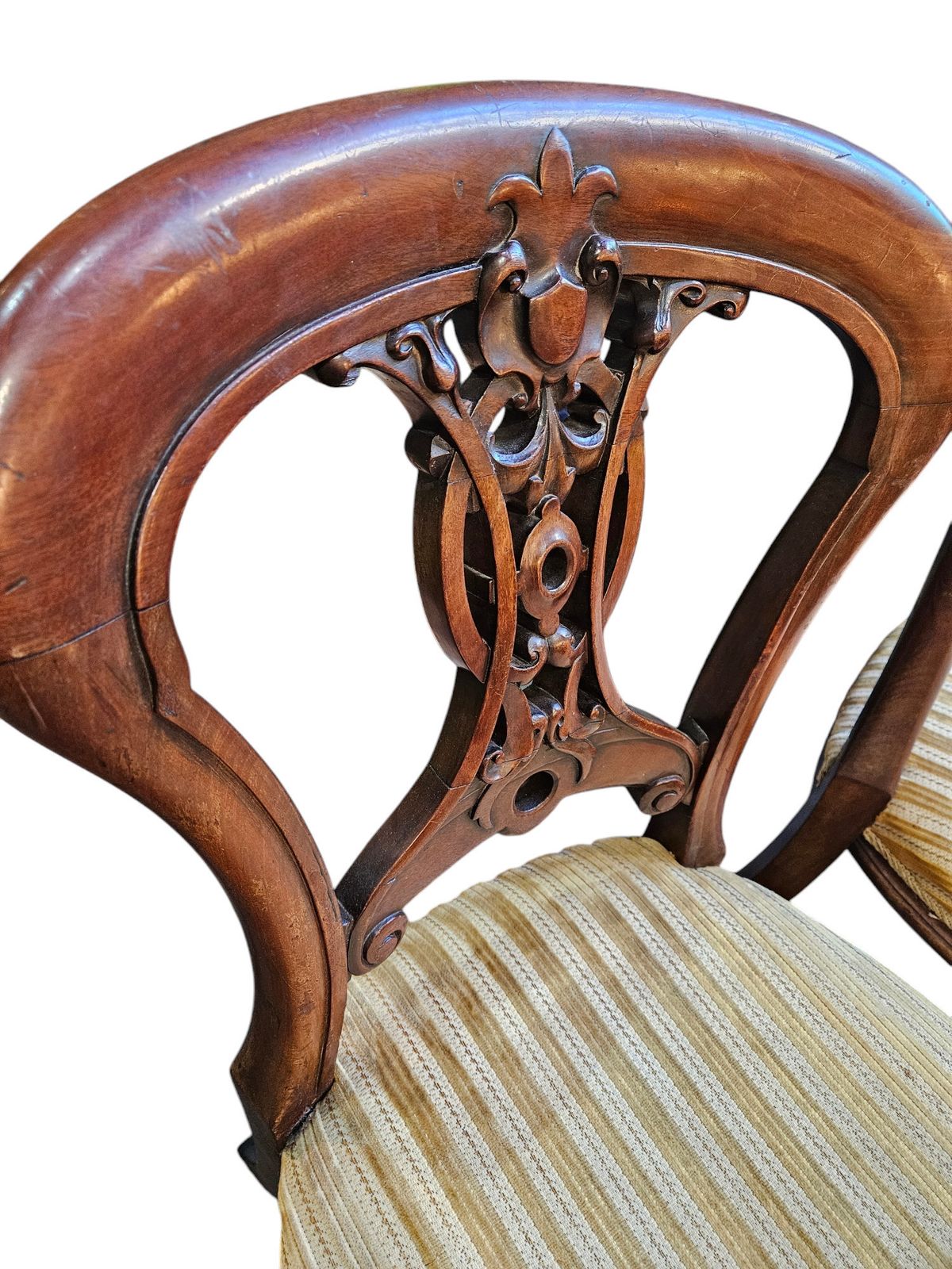 Set Of Six C1880s Victorian Mahogany Dining Chairs photo for sale
