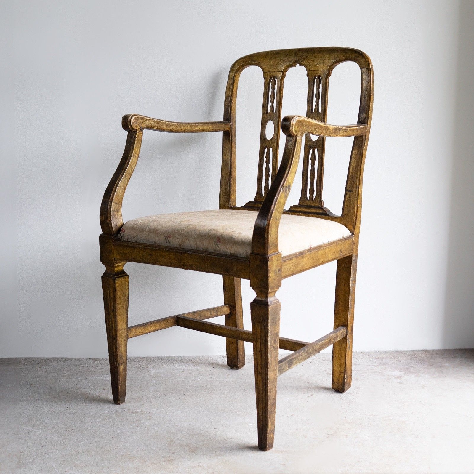 Antique Gilt Venetian Side Chair, Late 18th/Early 19th Century photo 380.0