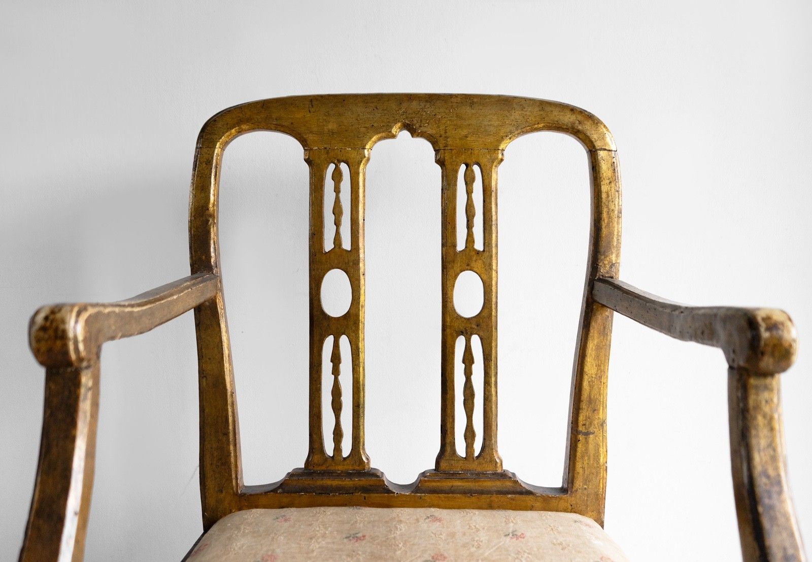 photo furniture Antique Gilt Venetian Side Chair, Late 18th/Early 19th Century