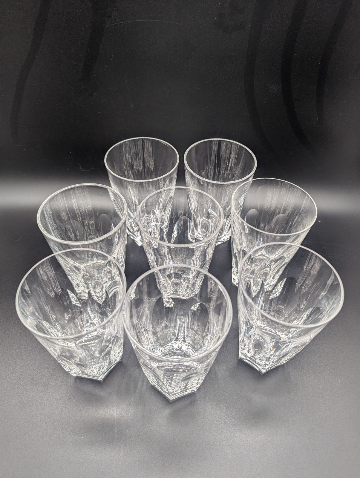 Waterford ‘Sheila’ Crystal Glass 12oz Tumblers Or Water Glasses (Set Of Six)