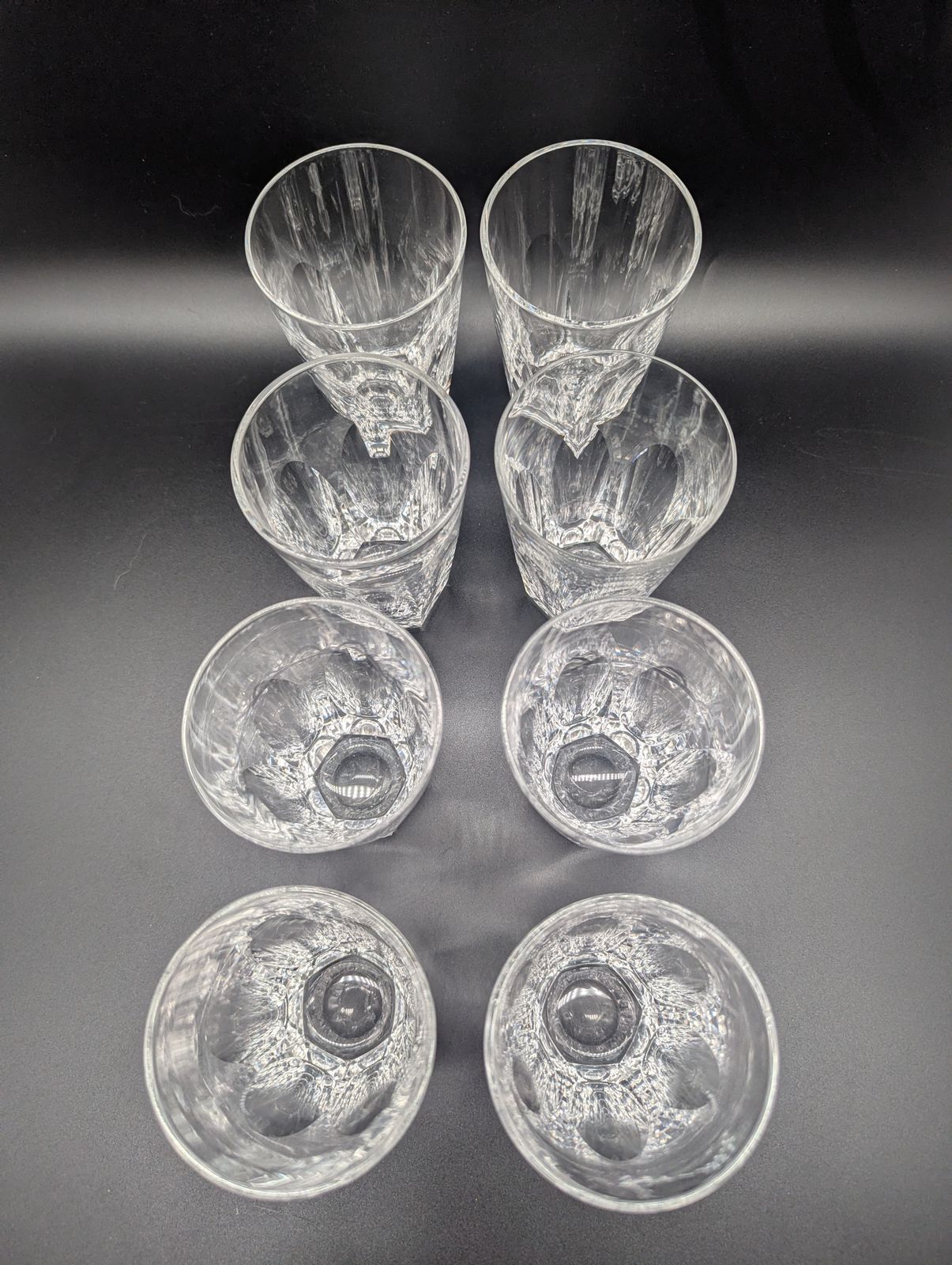 Waterford ‘Sheila’ Crystal Glass 12oz Tumblers Or Water Glasses (Set Of Six) photo buy