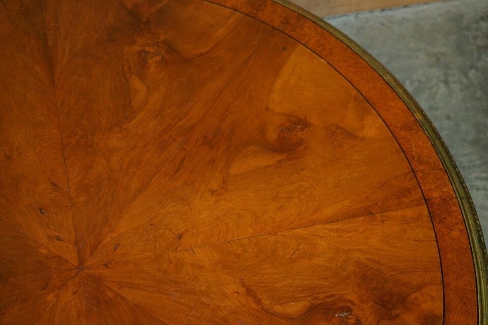 25000.0 Important Continental Walnut Amboyna Giltwood Dining Or Extra Large Centre Table photo