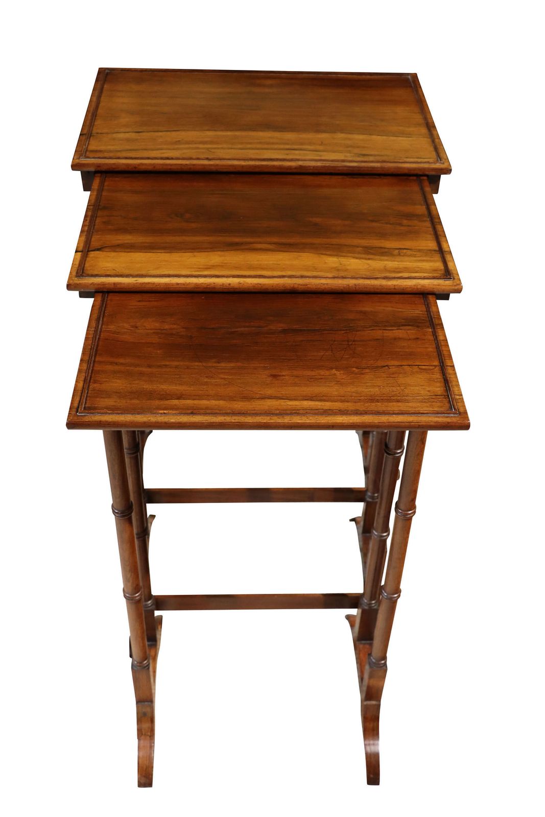 Regency Rosewood Nest Of Three Tables C.1820 photo furniture
