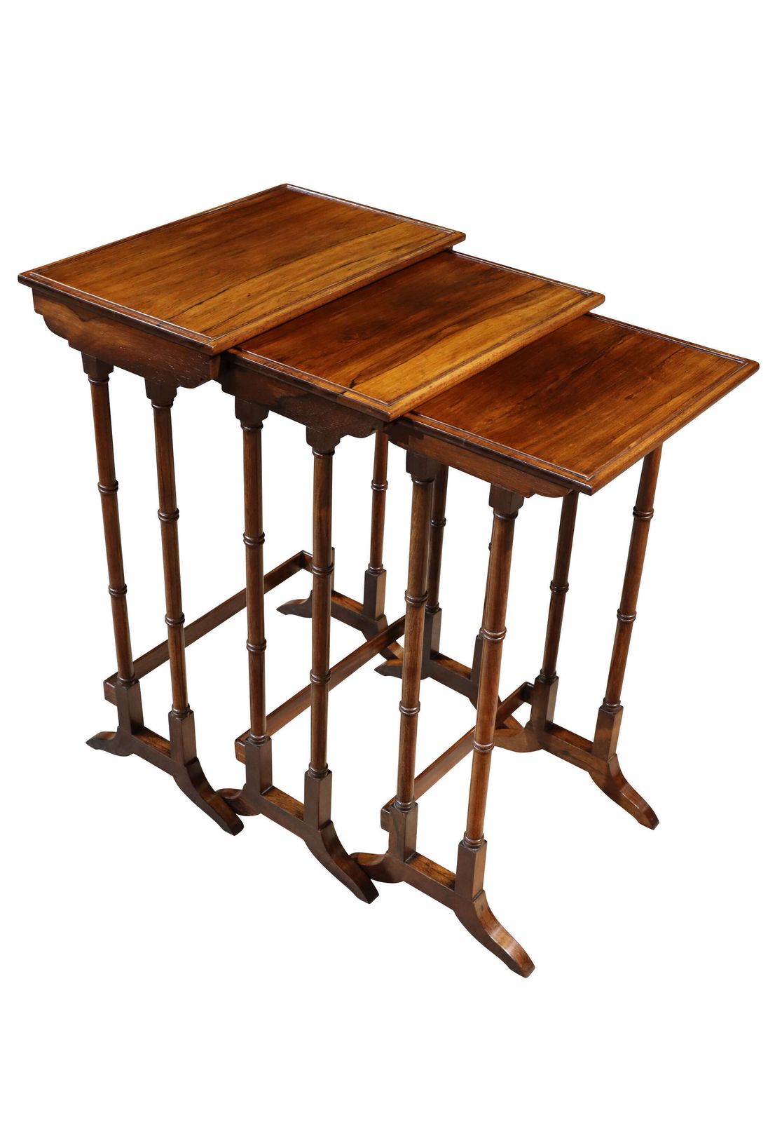 Regency Rosewood Nest Of Three Tables C.1820 photo Furniture