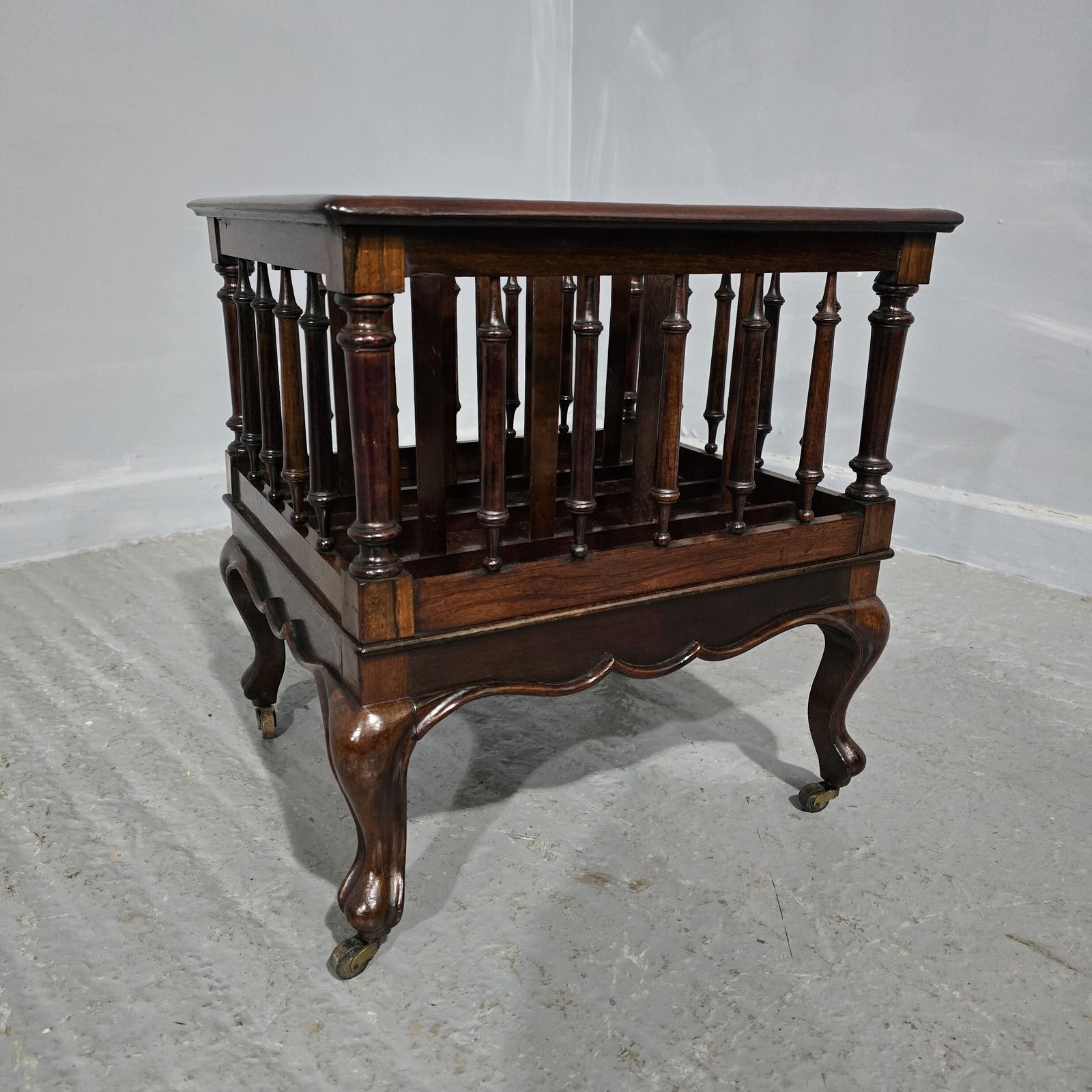 Victorian Rosewood Canterbury, 1800s photo furniture