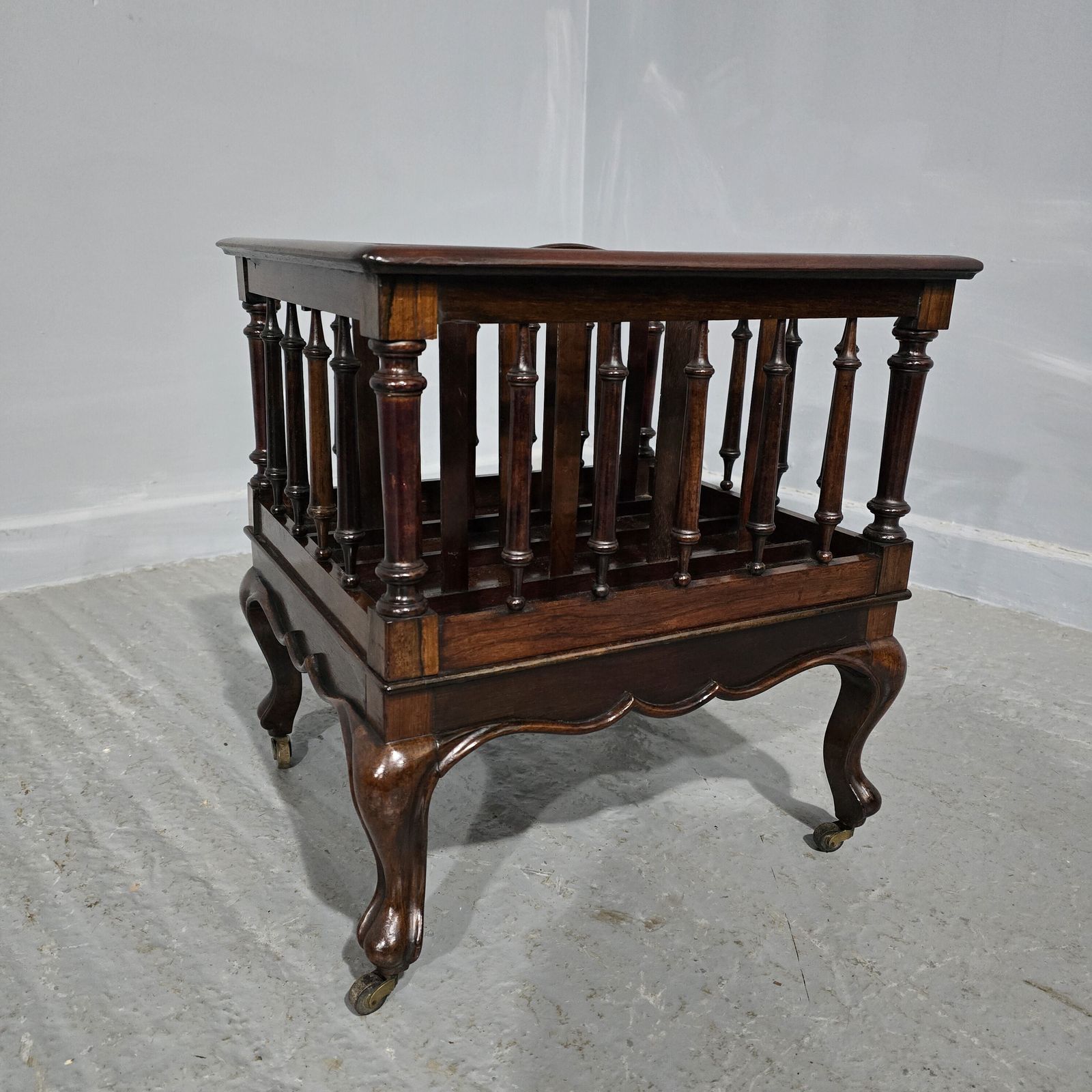 Victorian Rosewood Canterbury, 1800s