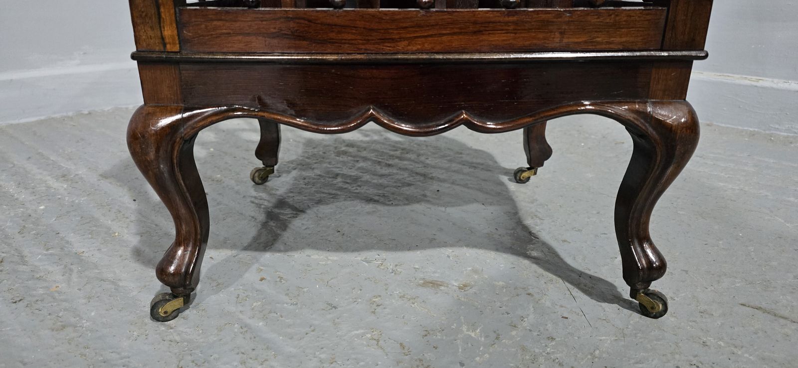 Victorian Rosewood Canterbury, 1800s photo Home Decor