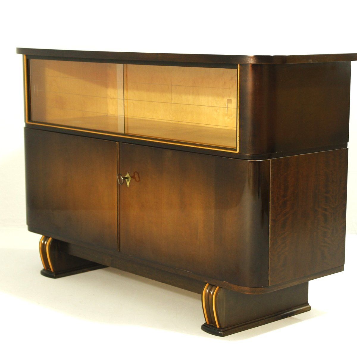 Sideboard With Display Cabinet From Schwaco Möbel Werk, Herford, Germany 1960s photo furniture