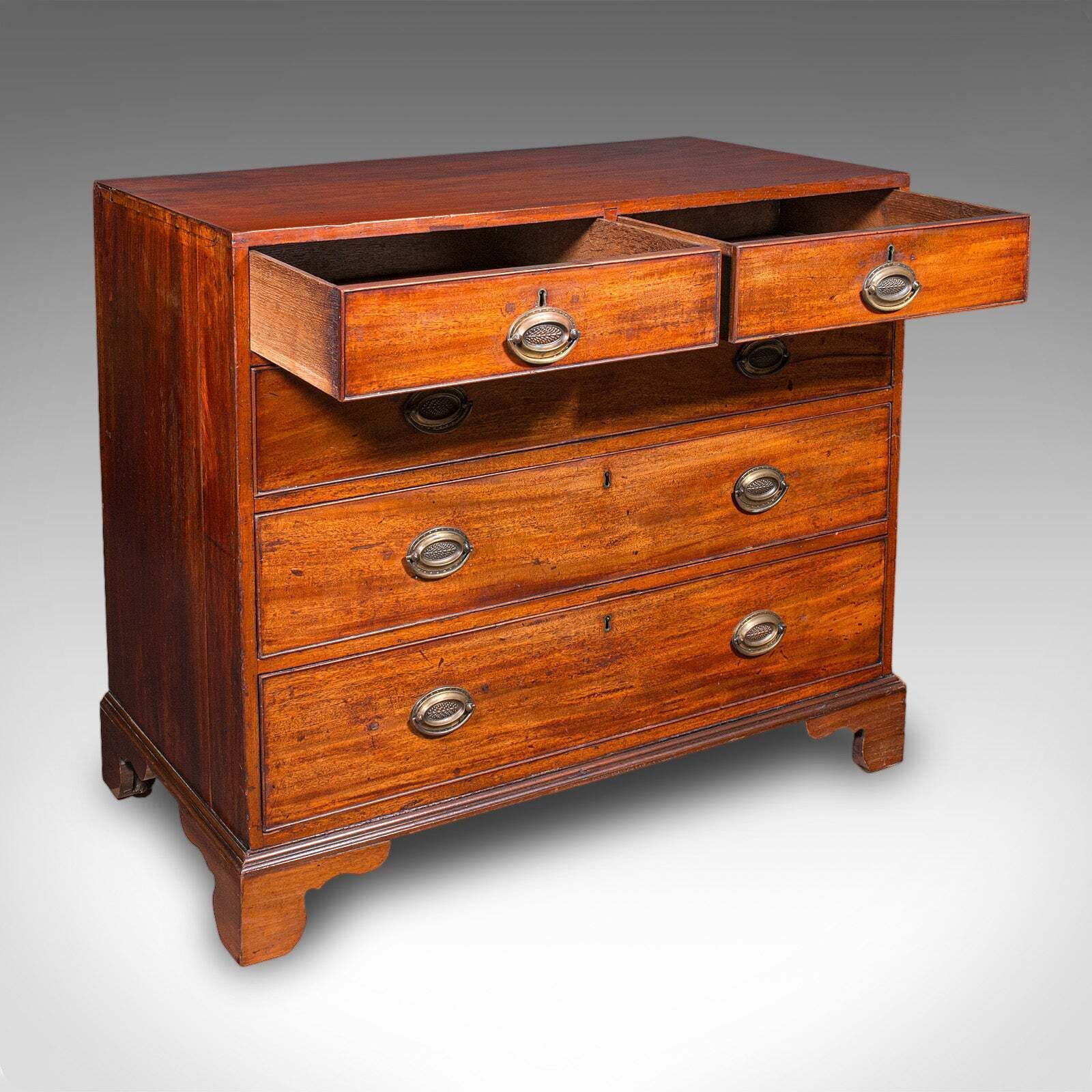 Antique Gentleman’s Tallboy, Chest Of Drawers, Country House, Georgian, C.1790 photo furniture
