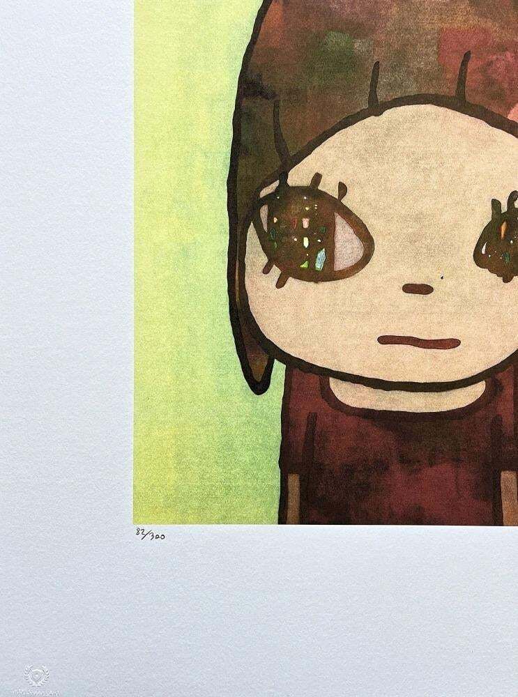 After Nara Yoshitomo, Portrait Of A Girl, 1990s, Limited Edition Lithograph photo Art