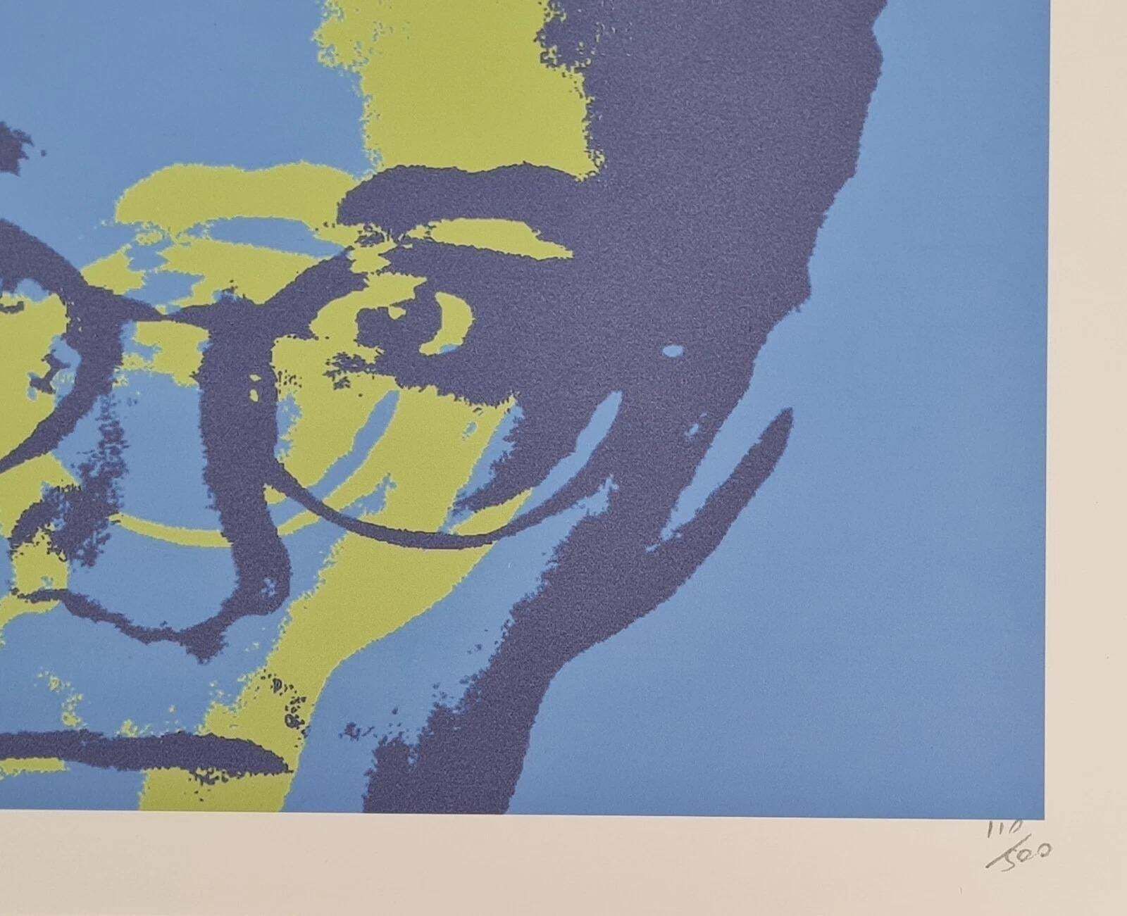 After Andy Warhol, Keith Haring, 1980s, Lithograph photo Art