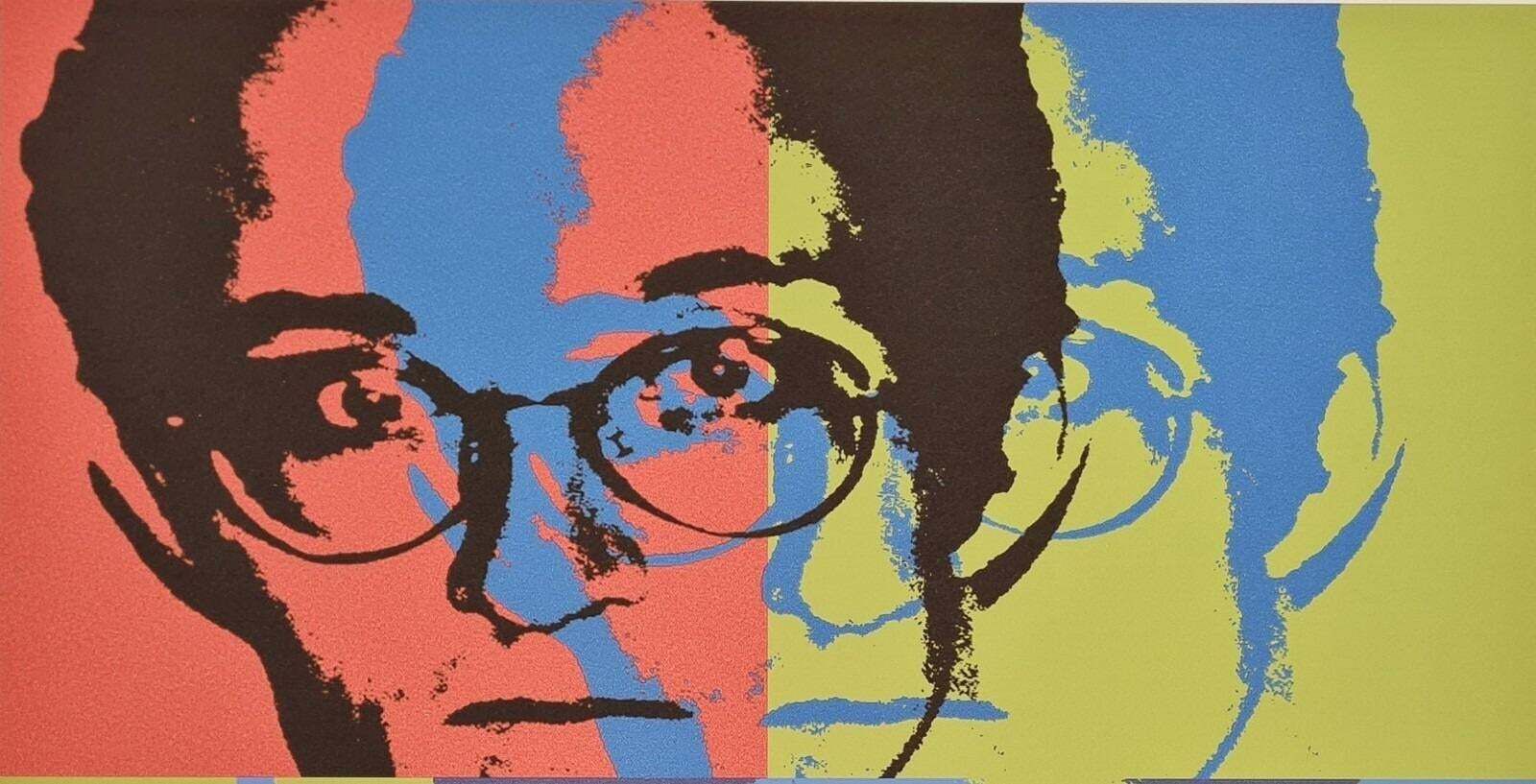 After Andy Warhol, Keith Haring, 1980s, Lithograph photo 890.0