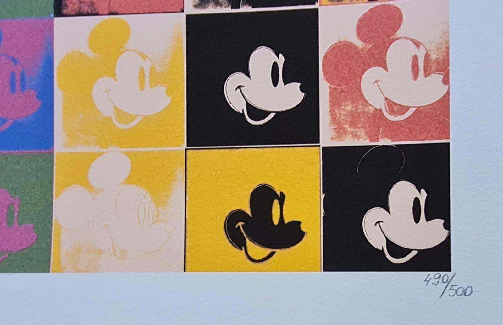 After Andy Warhol, Mickey Mouse, 1980s, Lithograph Reproduction Print photo for sale