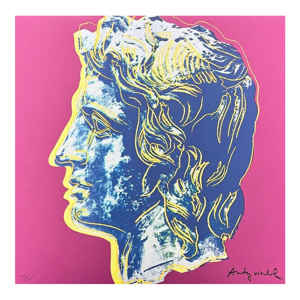 Andy Warhol, Alexander The Great Dark Purple, 1986, Lithograph From The Carnegie Museum Of Art