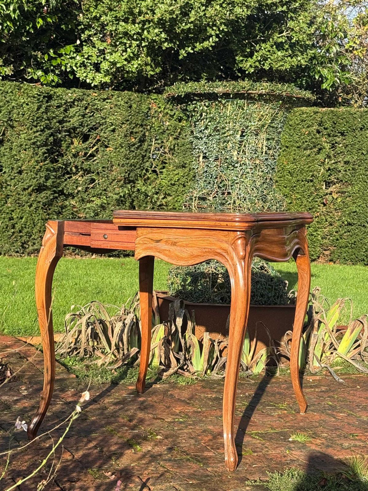 Antique French Rosewood Games Table Circa 1860 photo 1250.0