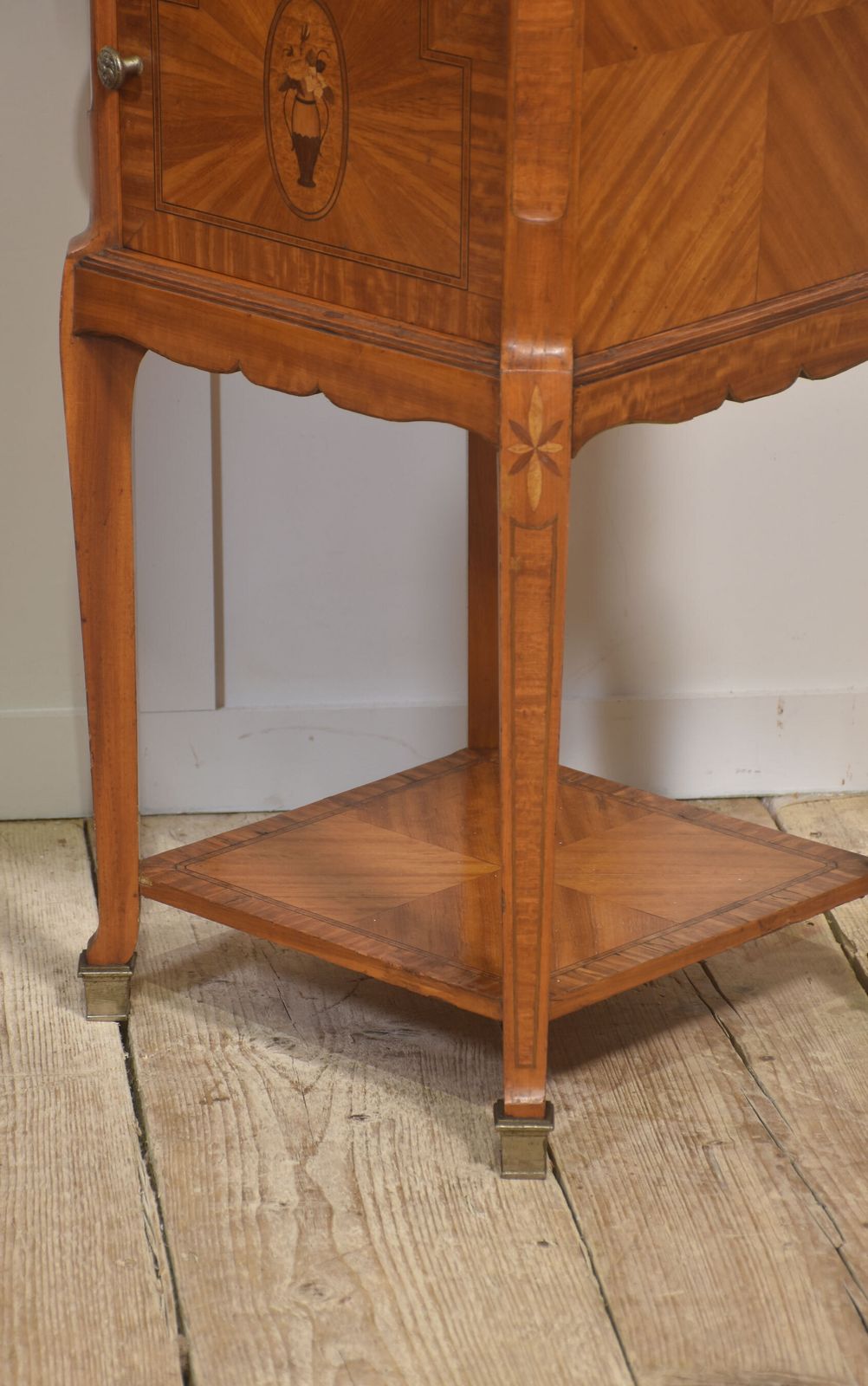 Pair Of French Satinwood Bedside Cabinets photo vinterior