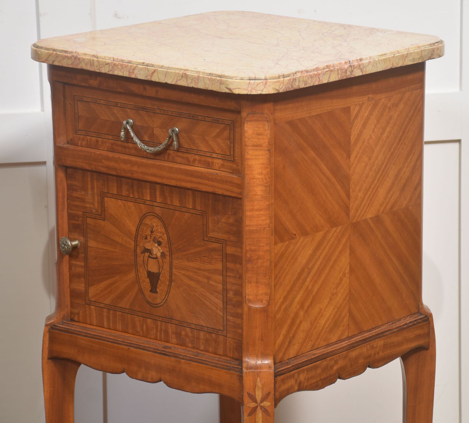 Pair Of French Satinwood Bedside Cabinets photo buy